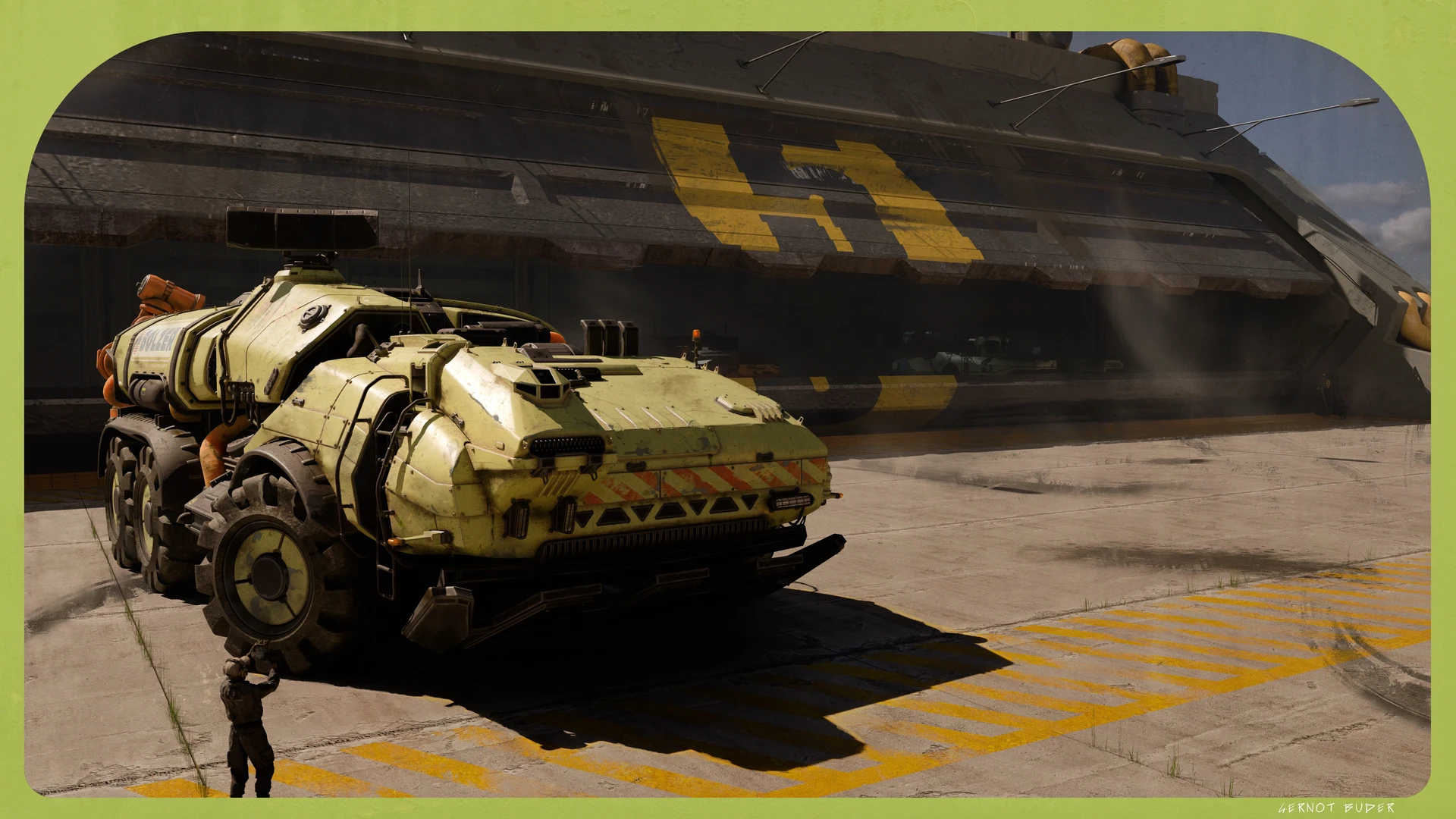 Sci-fi truck concept