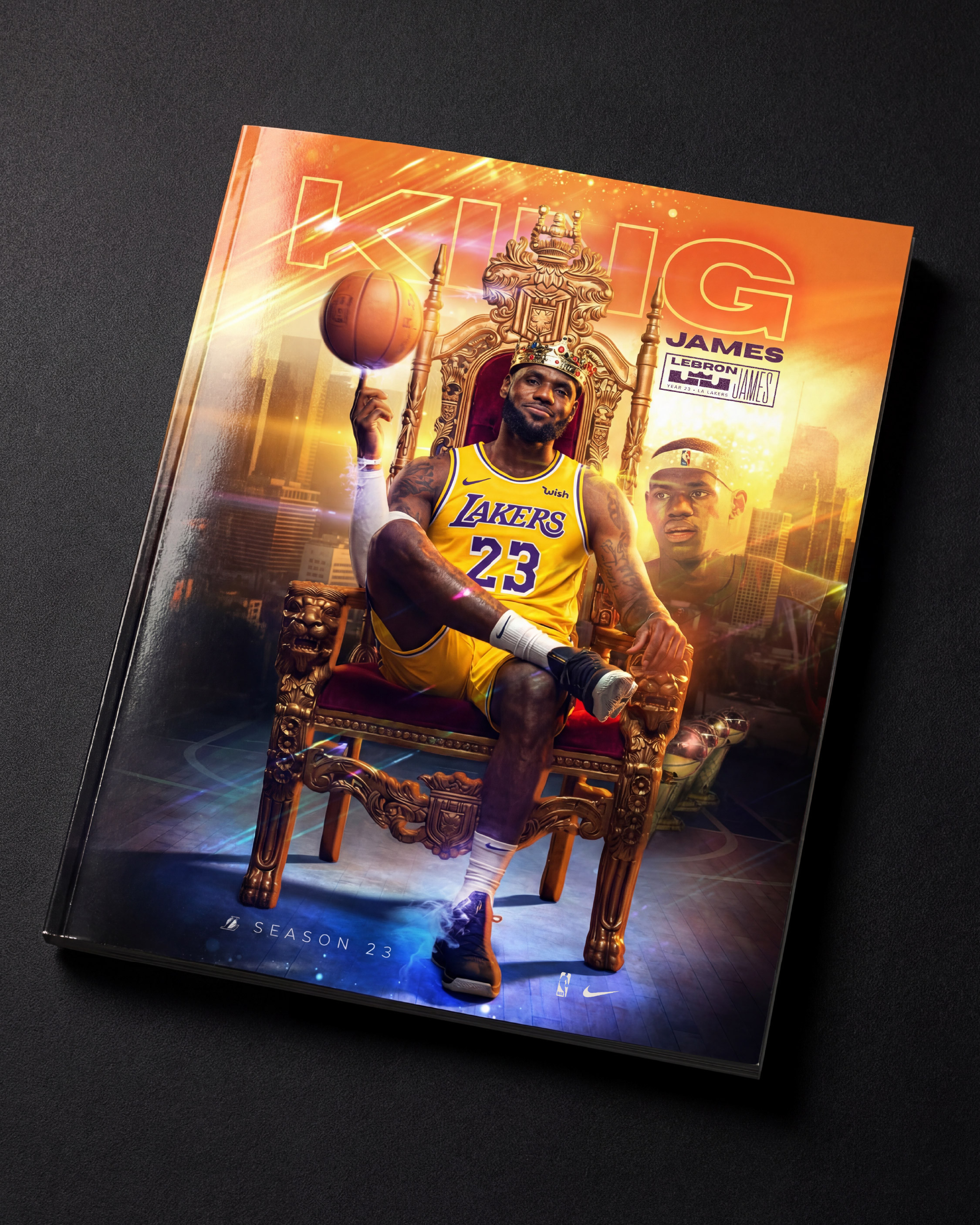 Editorial cover adaptation showcasing how the poster translates into a premium long-form feature or cover story environment