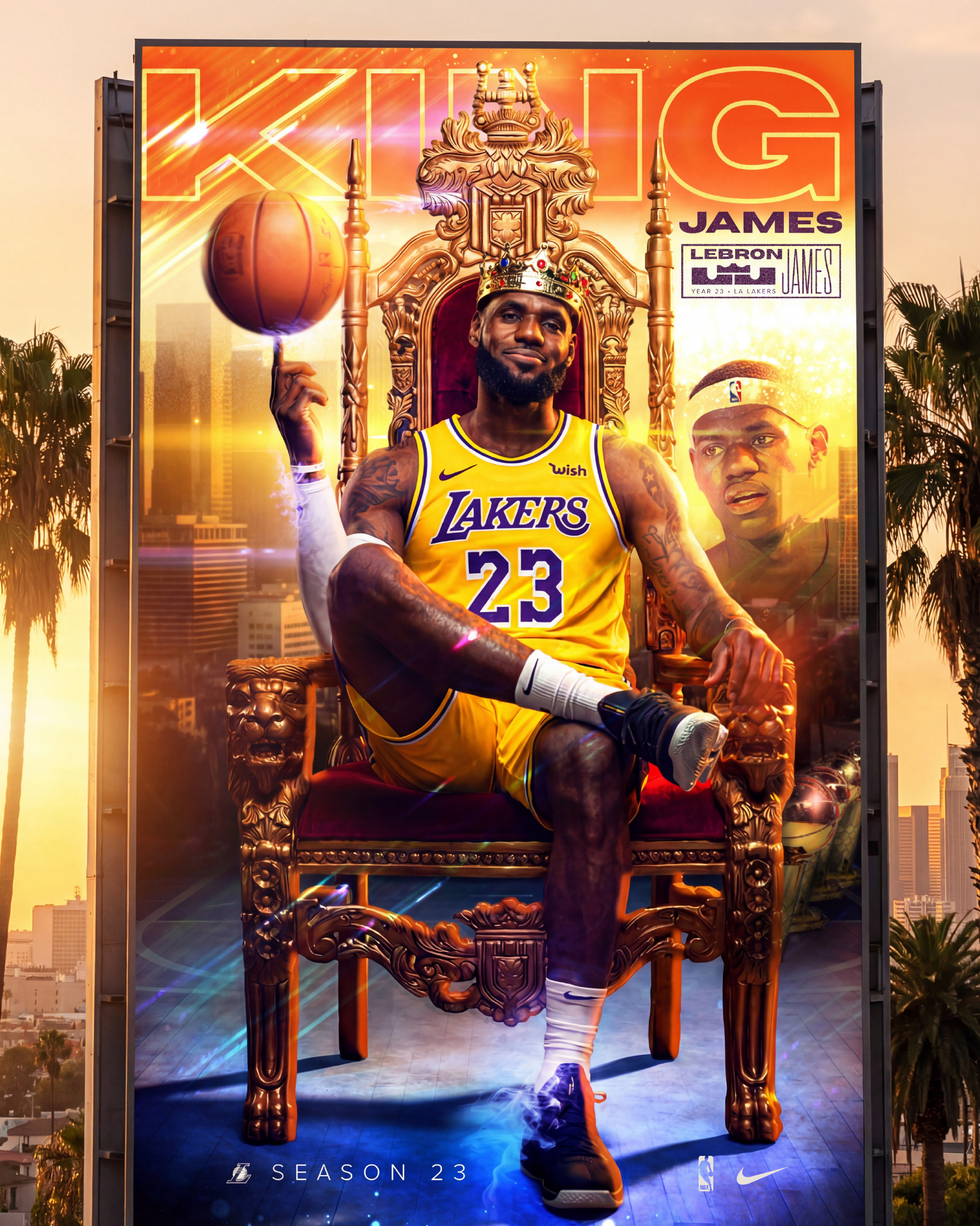 Los Angeles street billboard placement visualizing city-wide campaign rollout and market dominance visibility