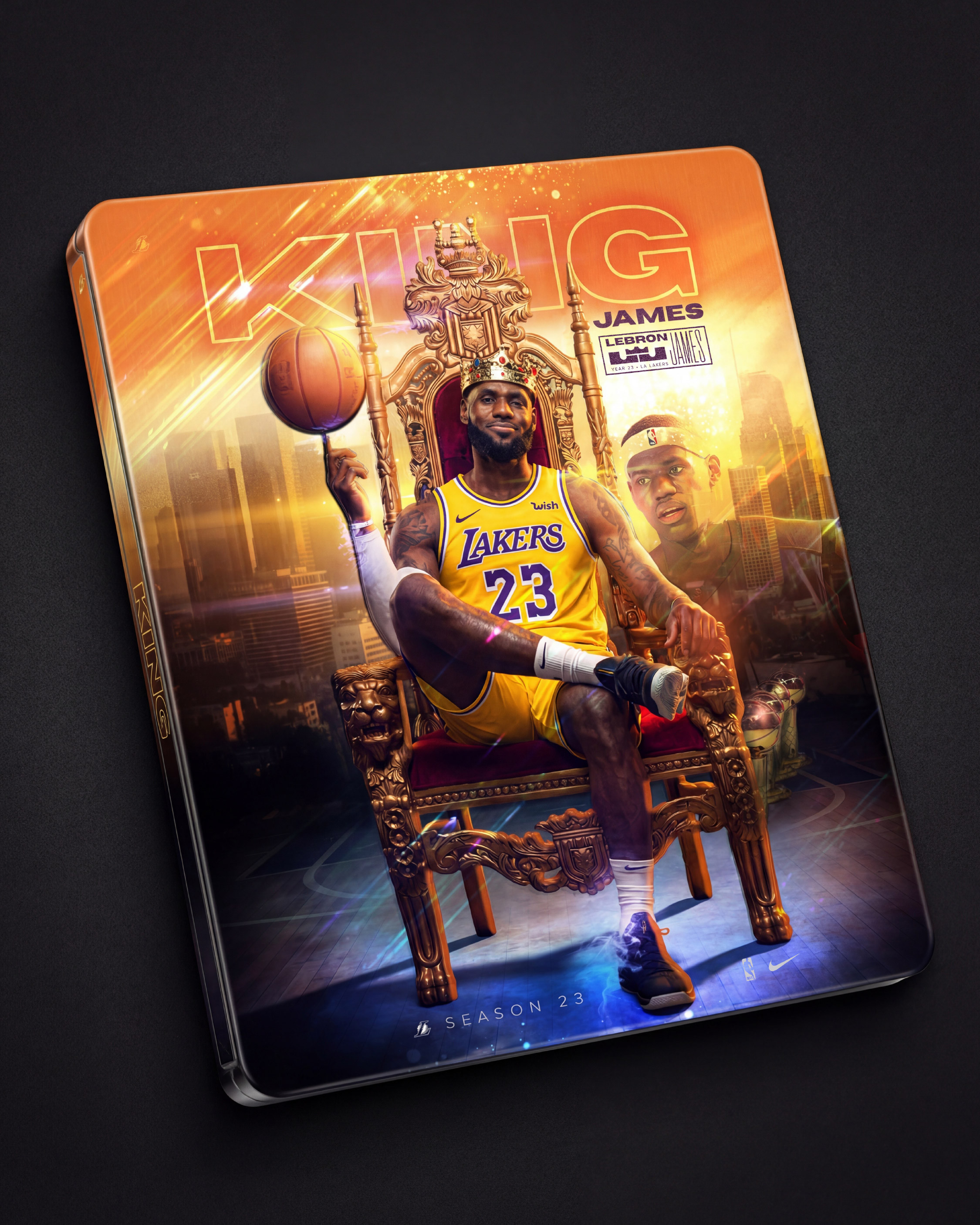 Special edition steelbook packaging concept inspired by documentary or legacy film releases