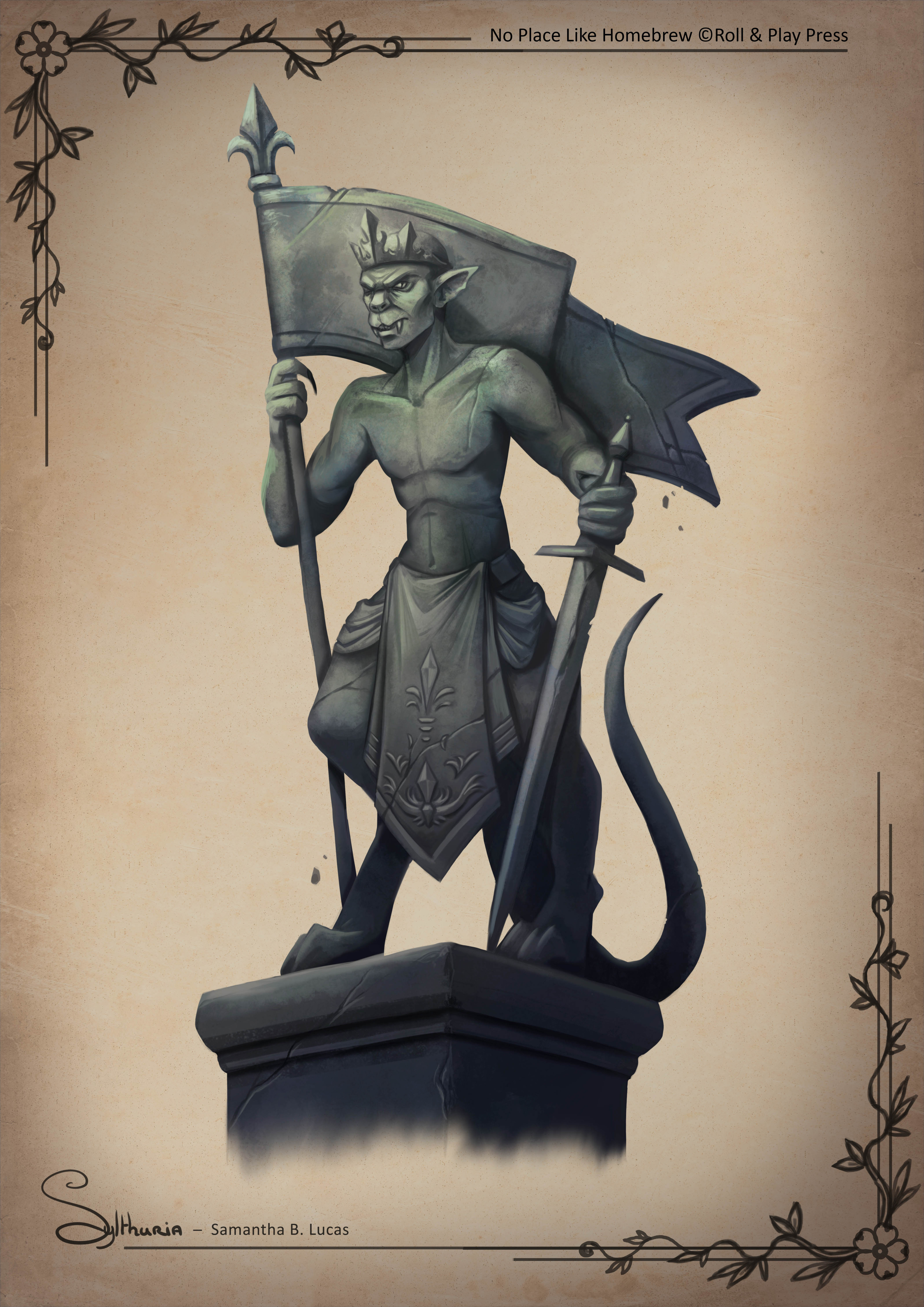 Imp Statue