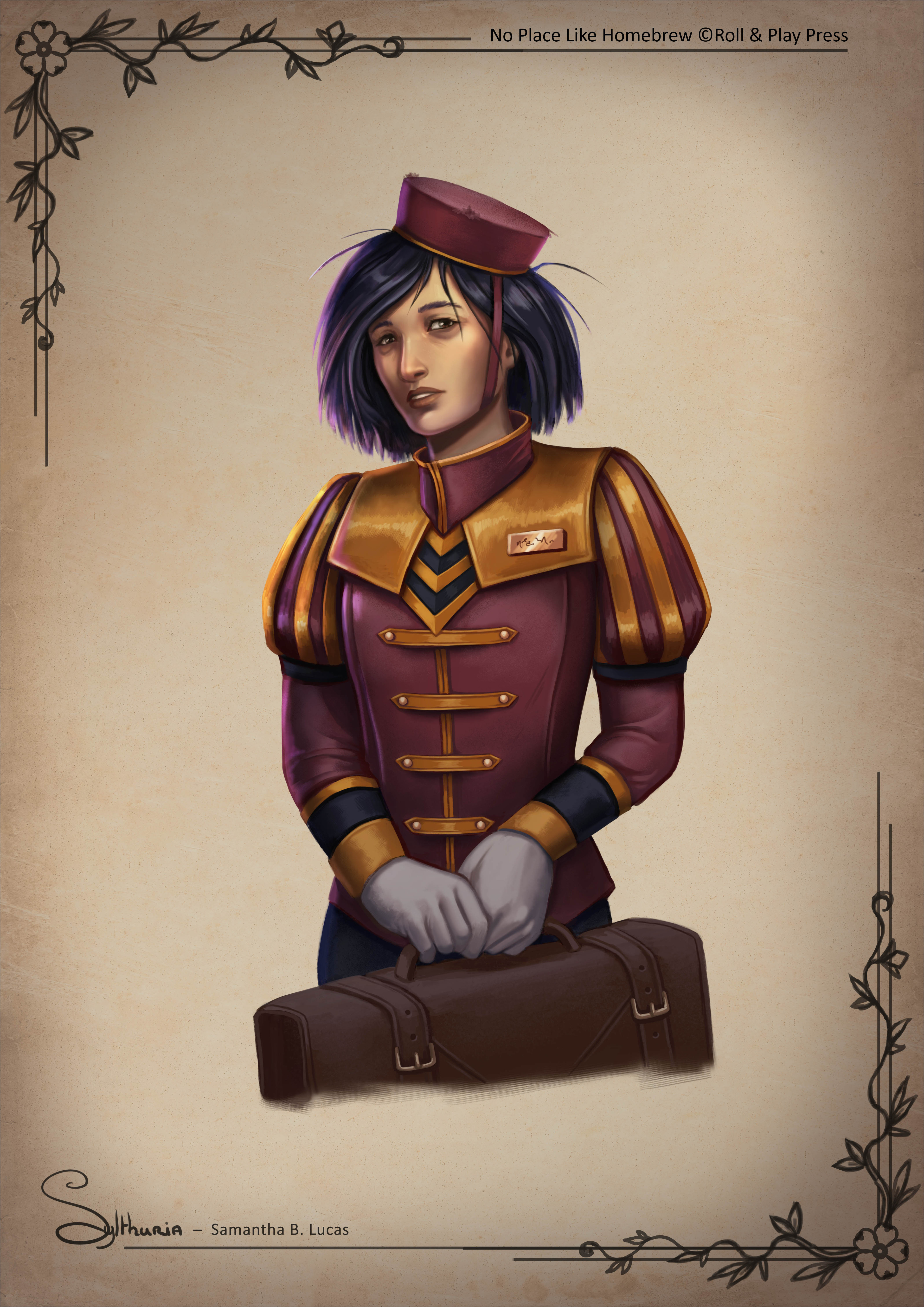 Tired Luggage Porter