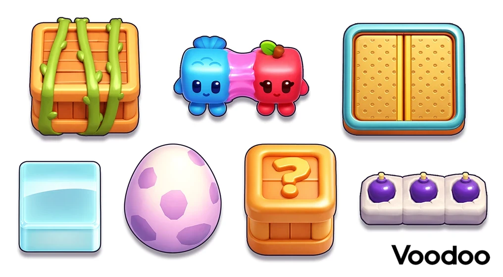 Obstacles Icons models by me, overpaint by Etienne Badia