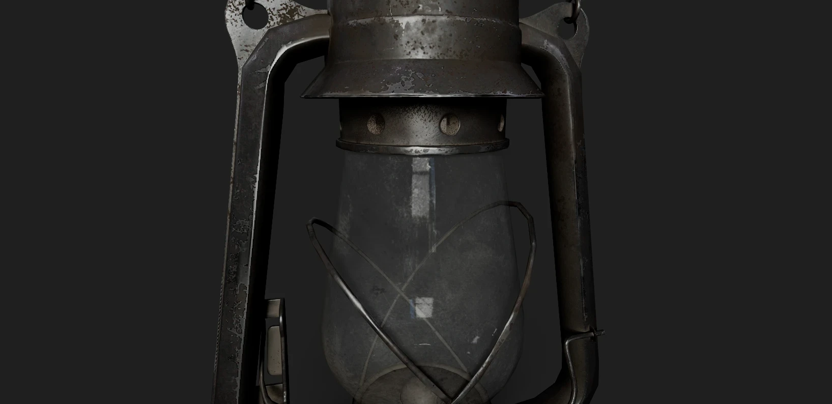 Oil Lantern Game Ready Asset