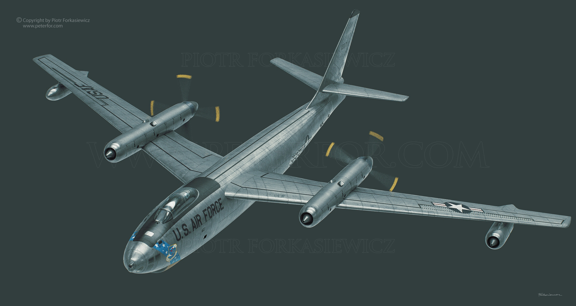 B-47 Modification (render not included in the book)