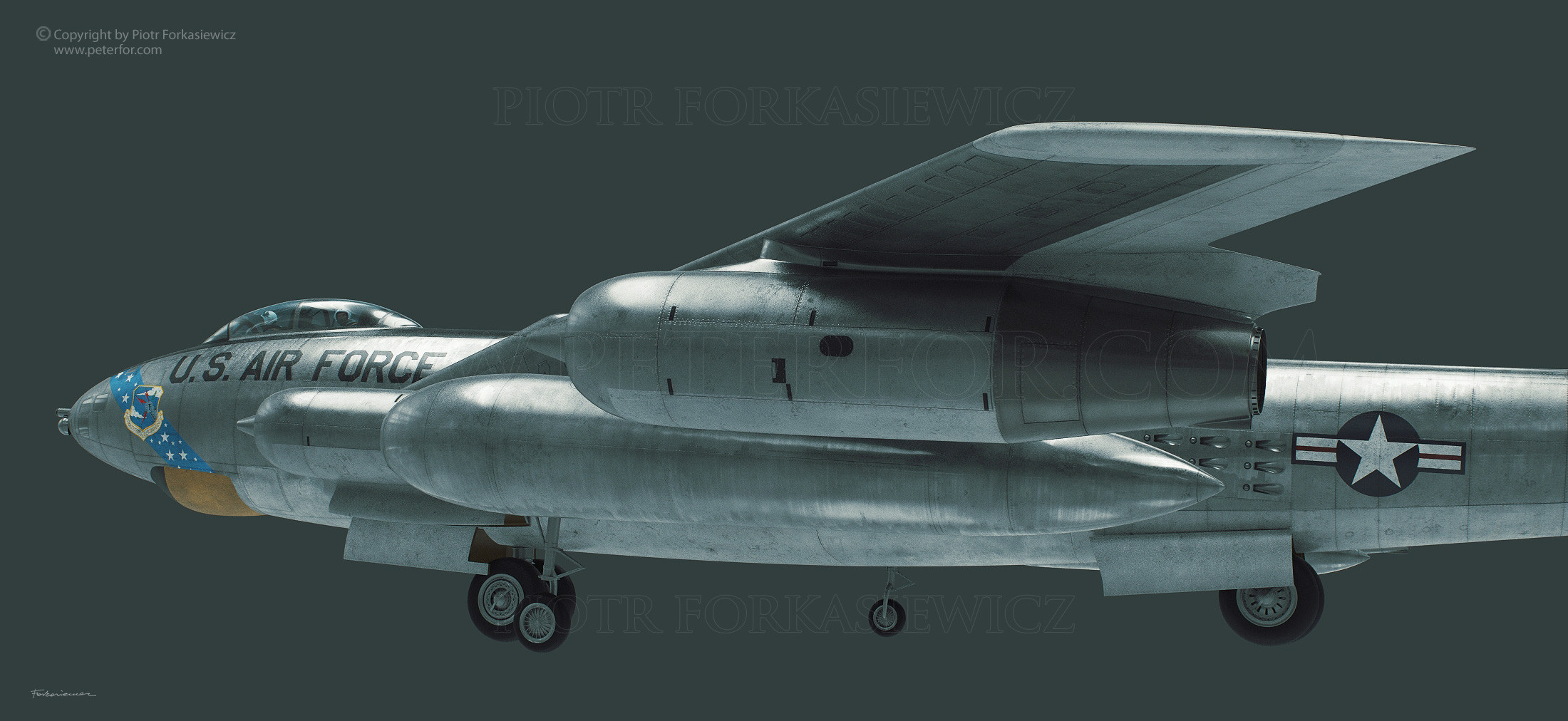 B-47 Standard version (render not included in the book)