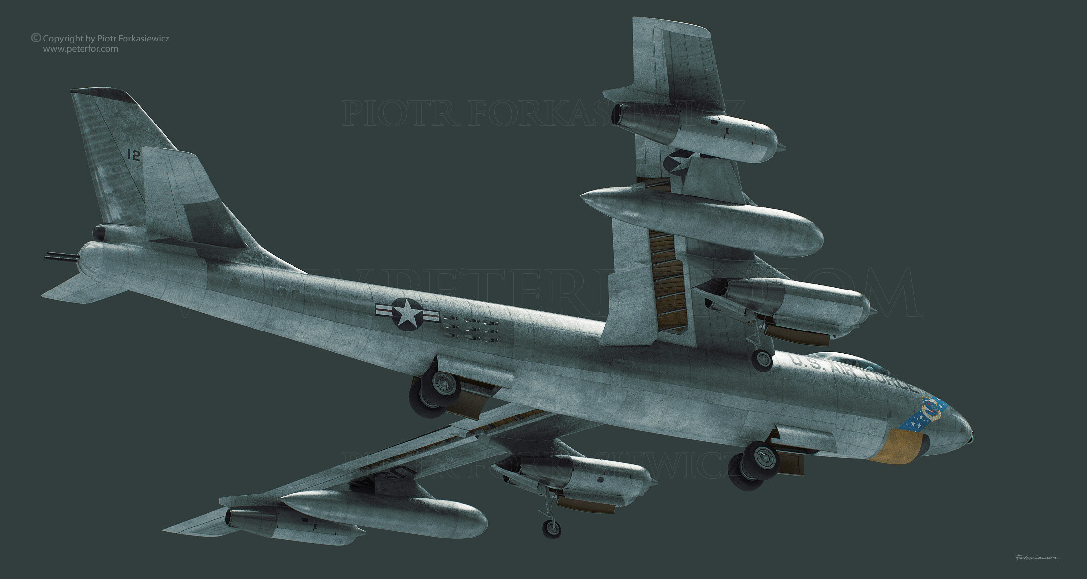 B-47 Standard version (render not included in the book)