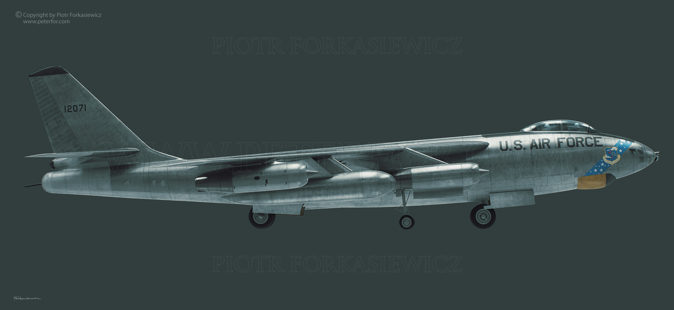 B-47 Standard version (render not included in the book)