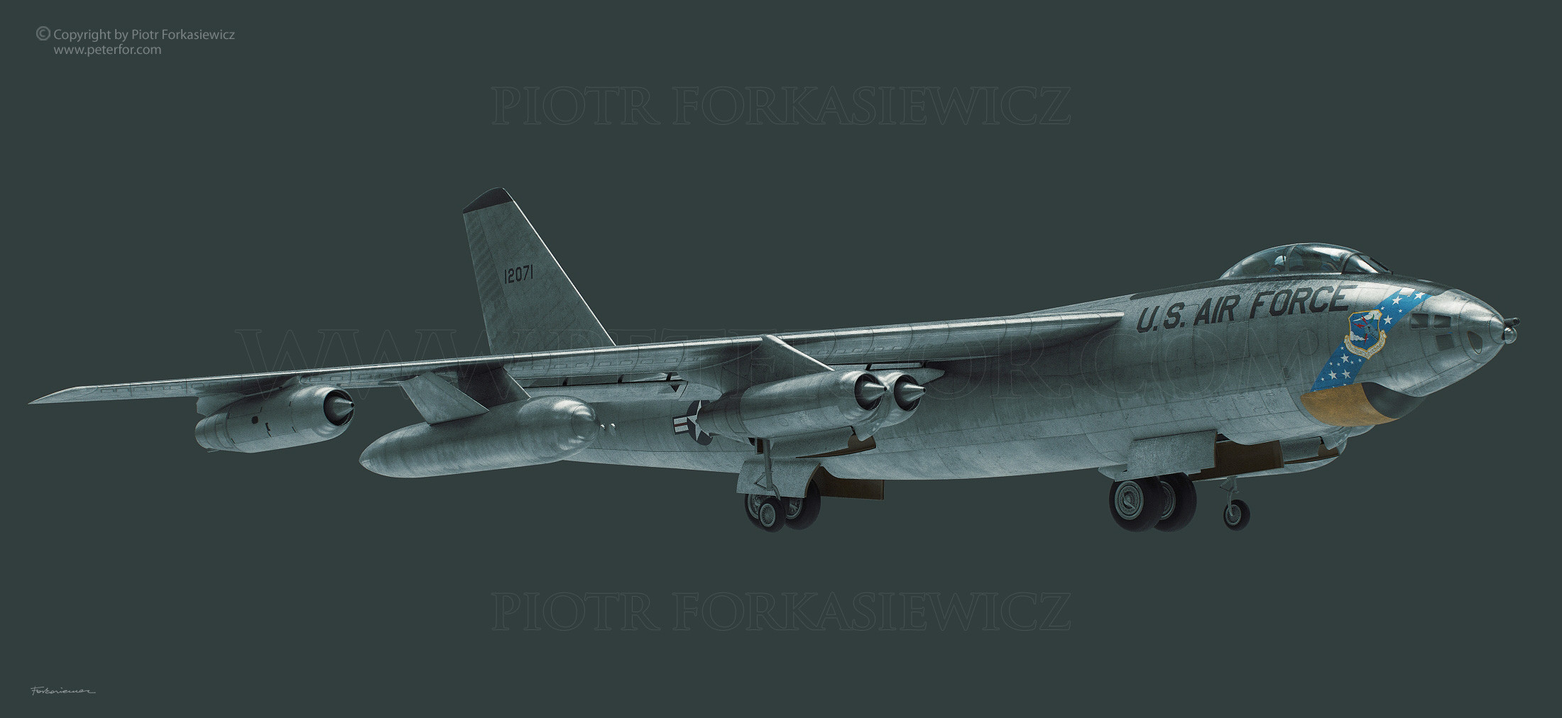 B-47 Standard version (render not included in the book)