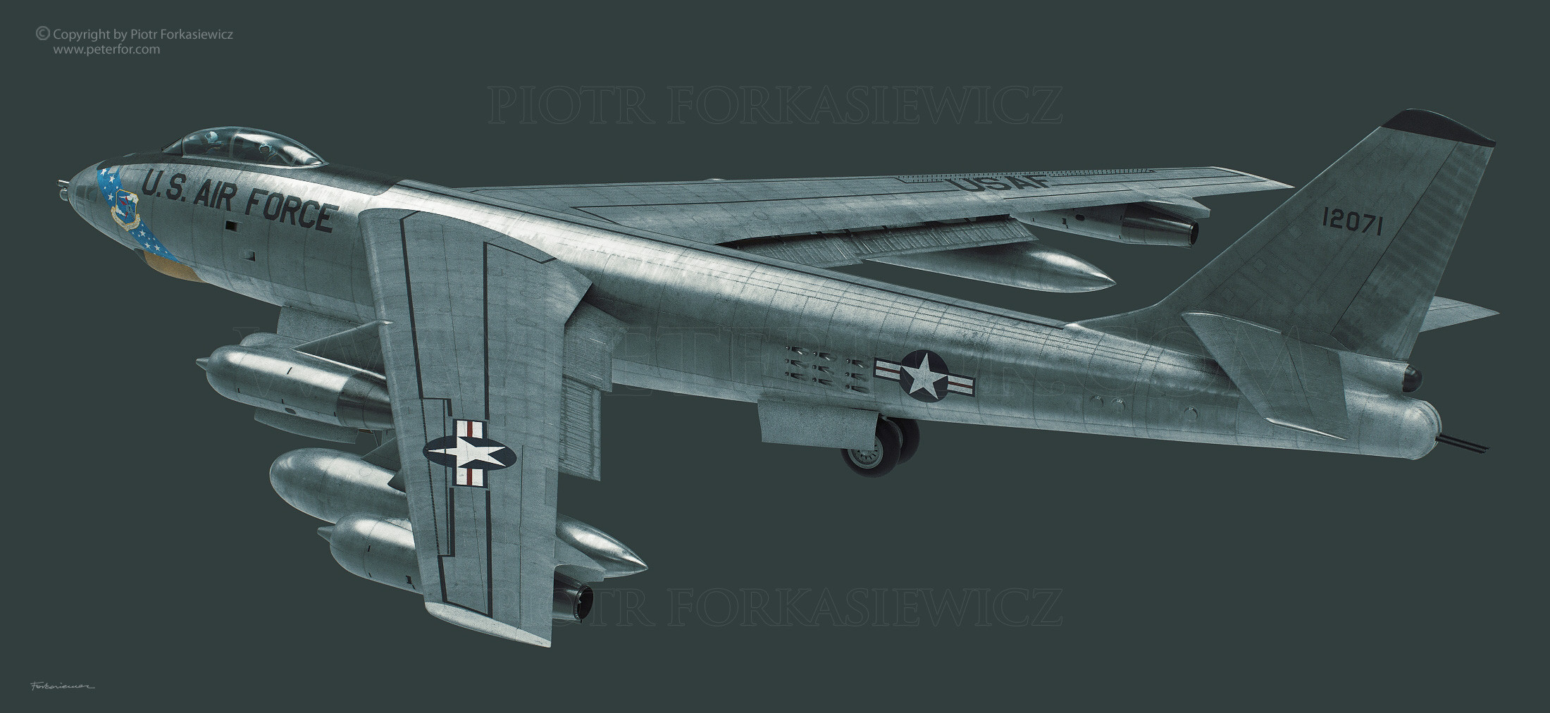 B-47 Standard version (render not included in the book)