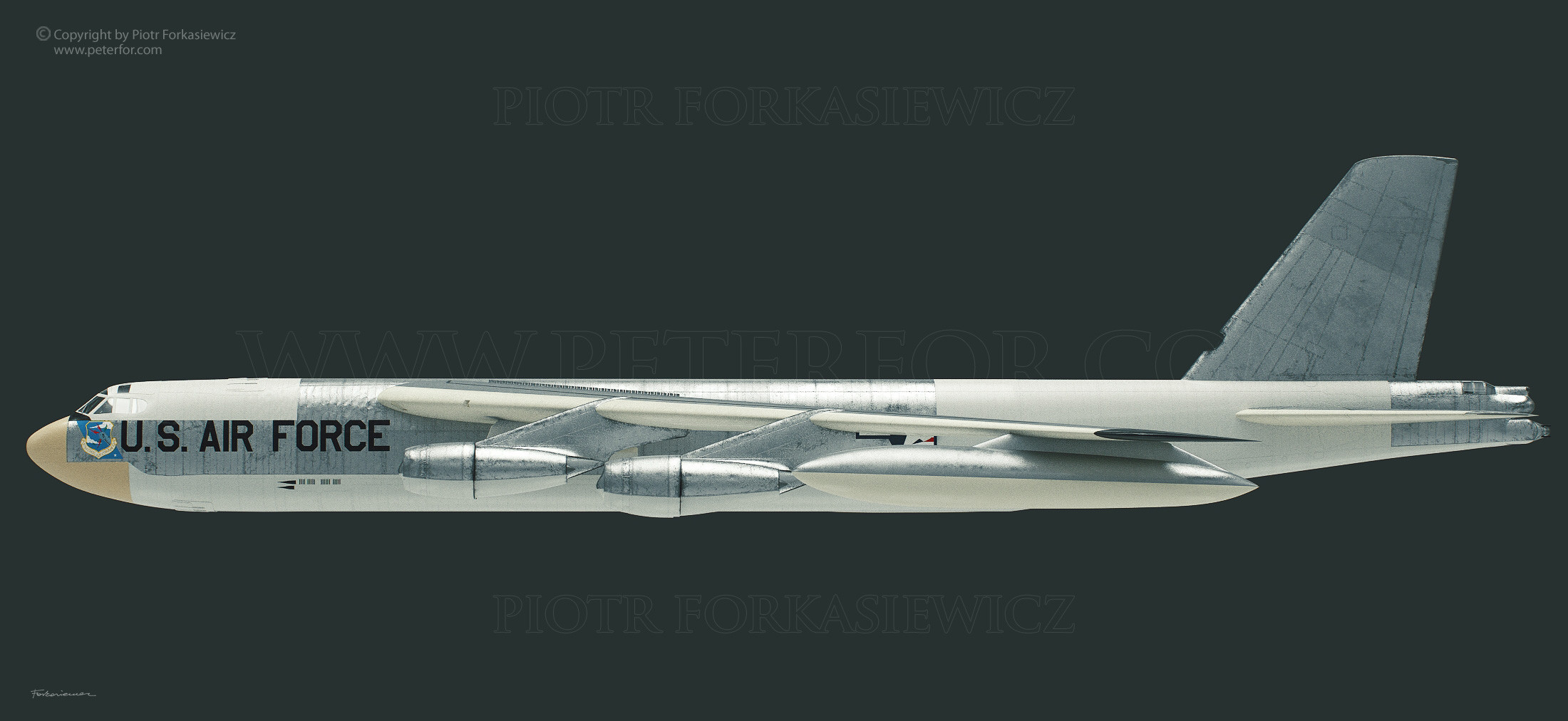 B-52H (render not included in the book)