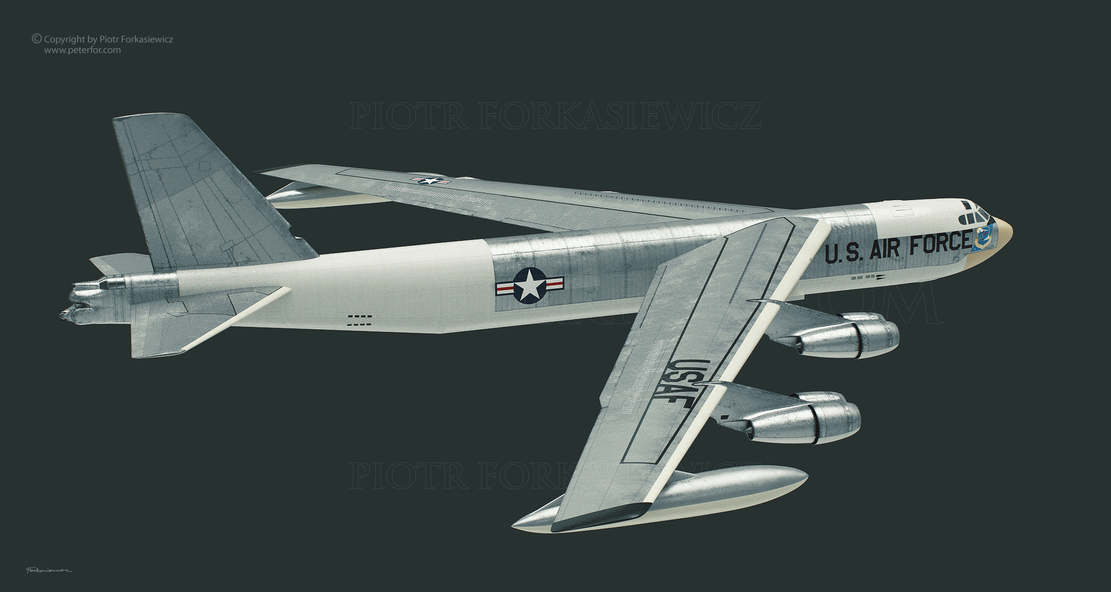 B-52H (render not included in the book)