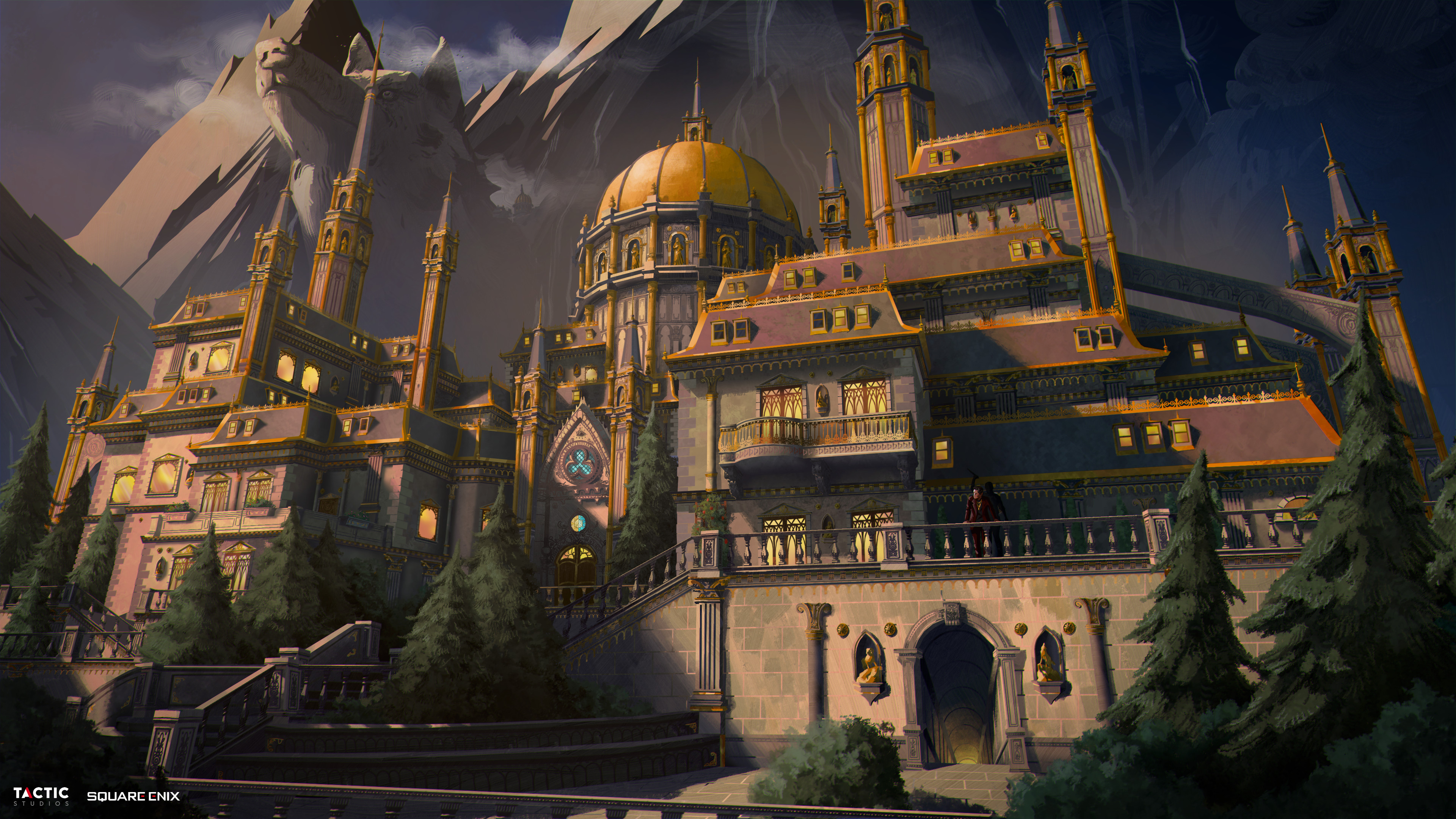 Final concept of Lunum wing level. I used some 3D assets made by our art team as a guideline.