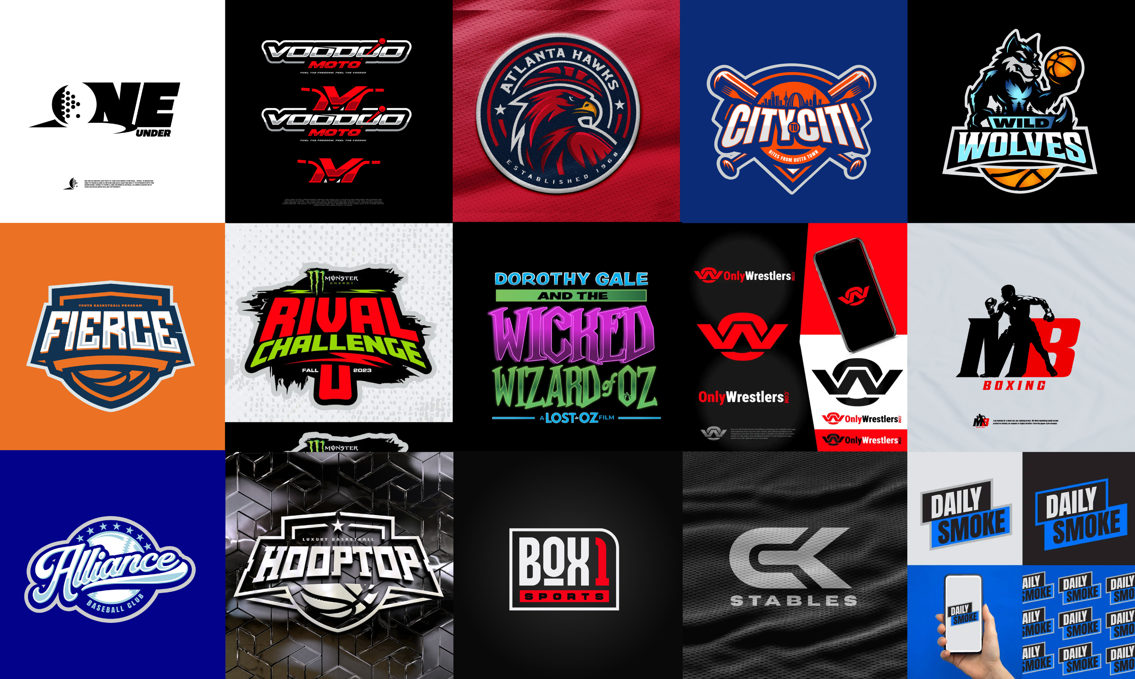 Additional identity systems spanning multiple industries and visual styles.
Designed for clarity, impact, and adaptability across platforms