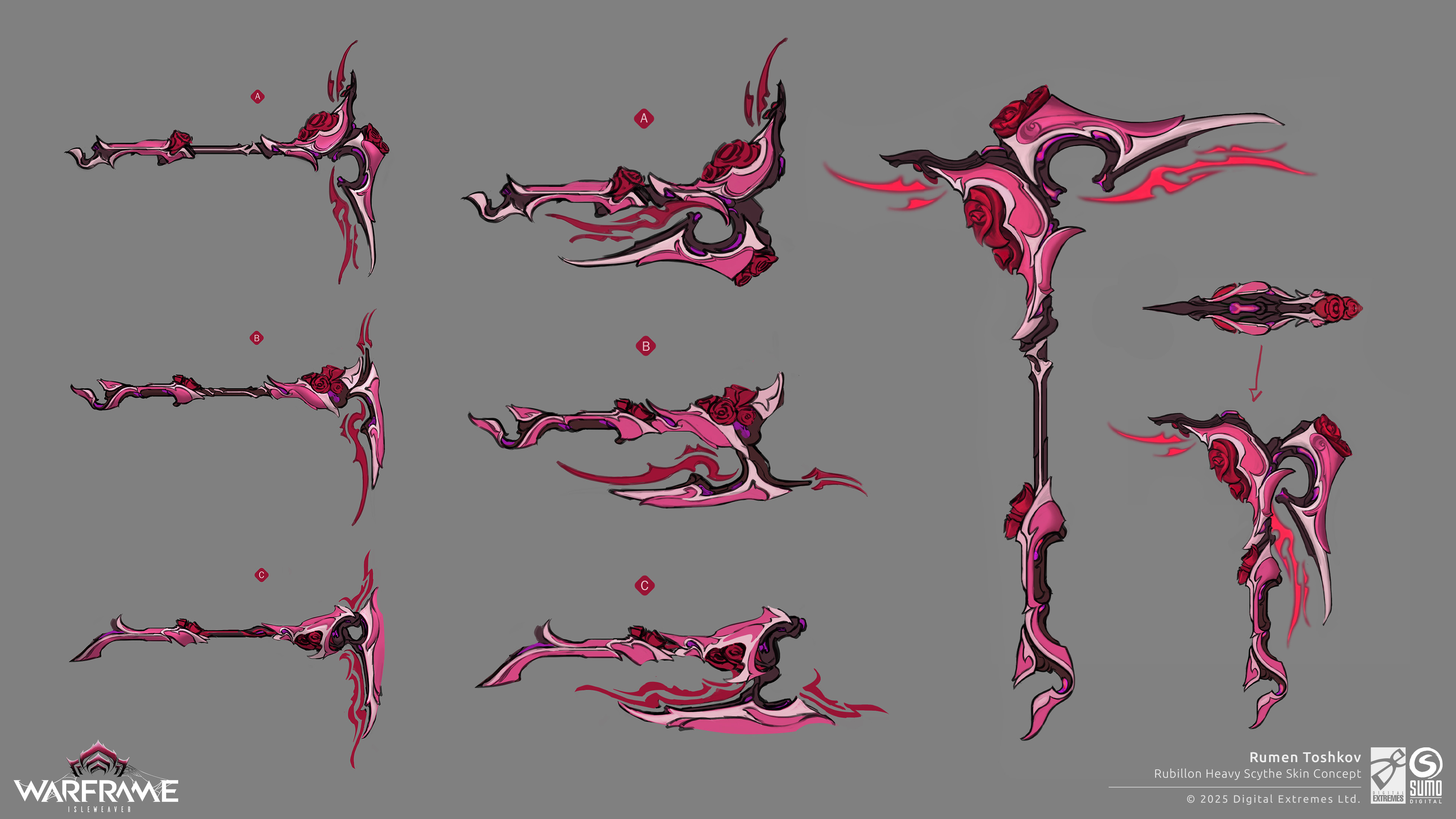 Rubillon Scythe Exploration Sketches
