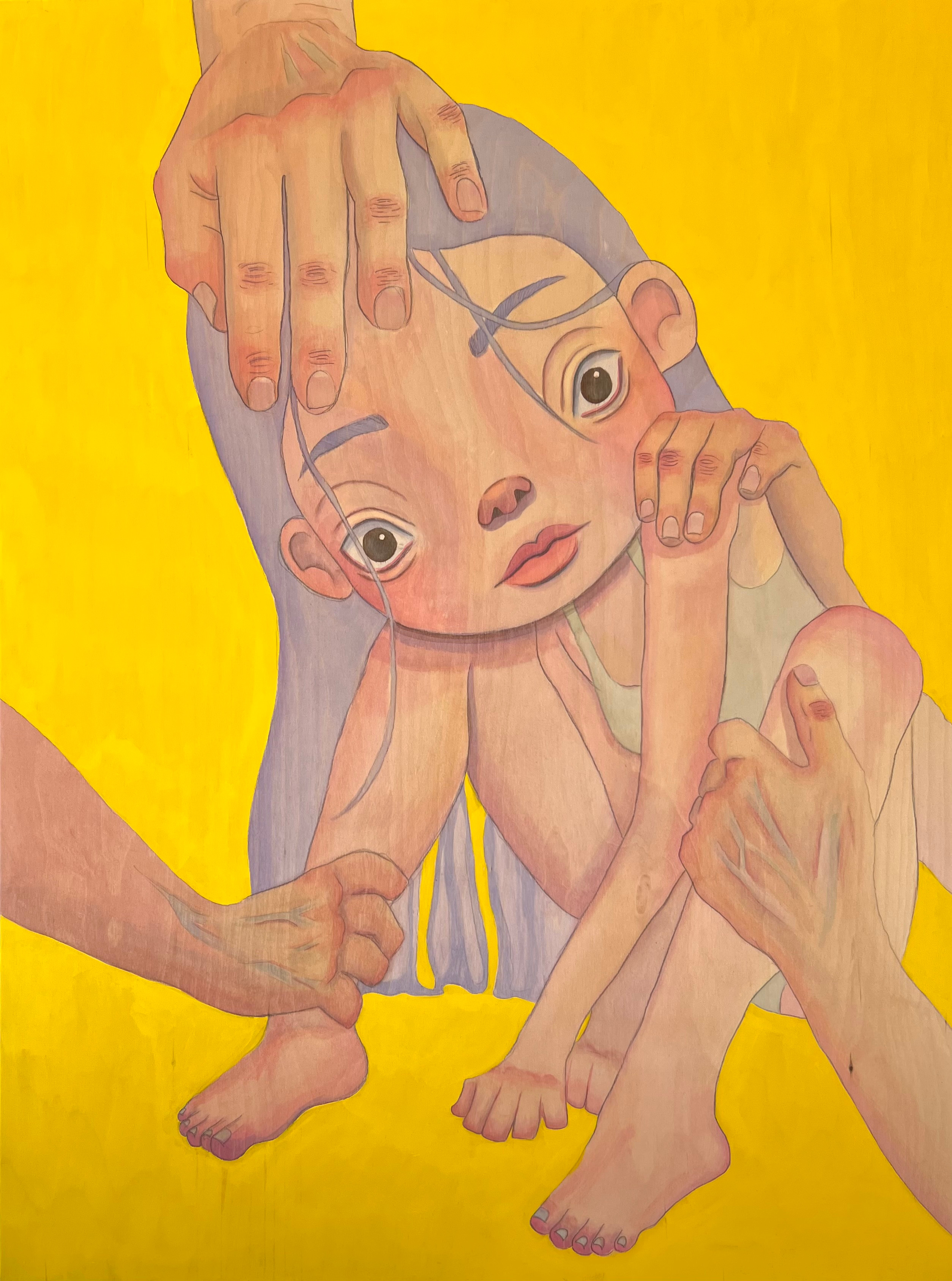 40 x 60 inches
Wood panel, Acrylic