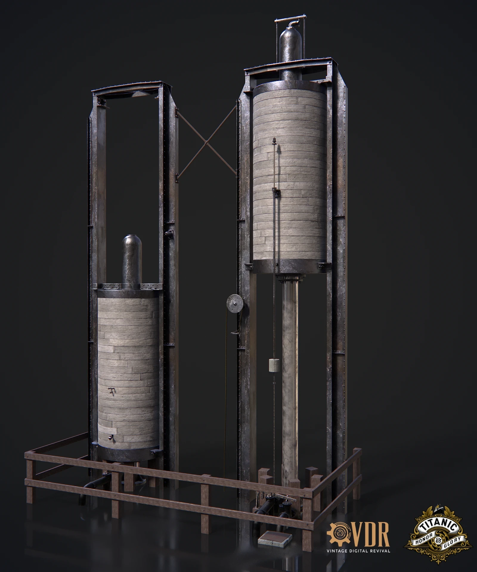 Twin Hydraulic Accumulator