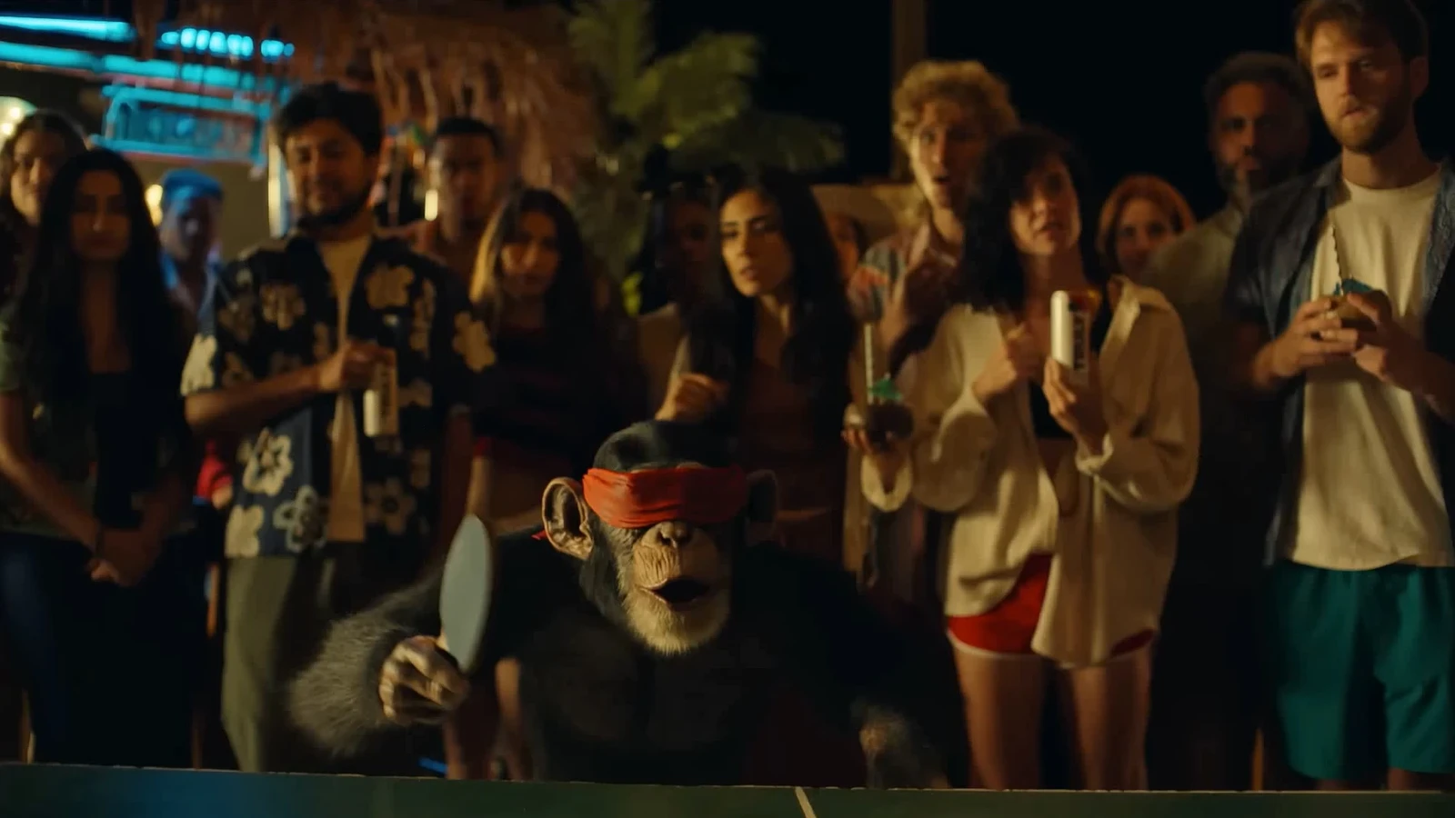Stills from one of the commercials.