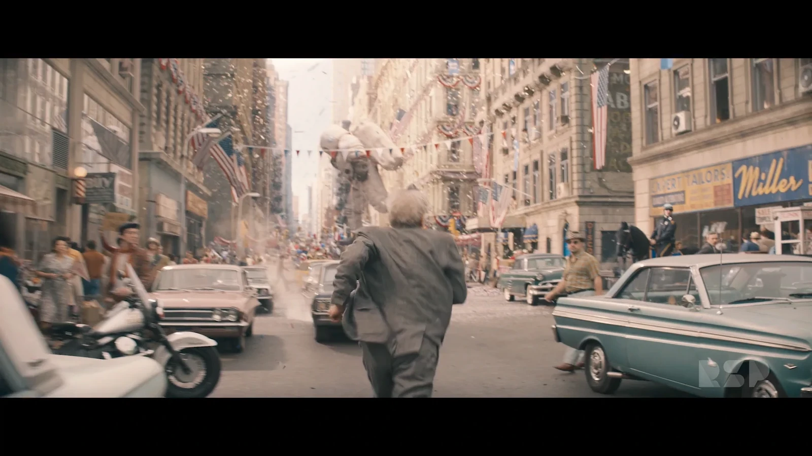 responsible for astronaut balloon and ticker tapes  