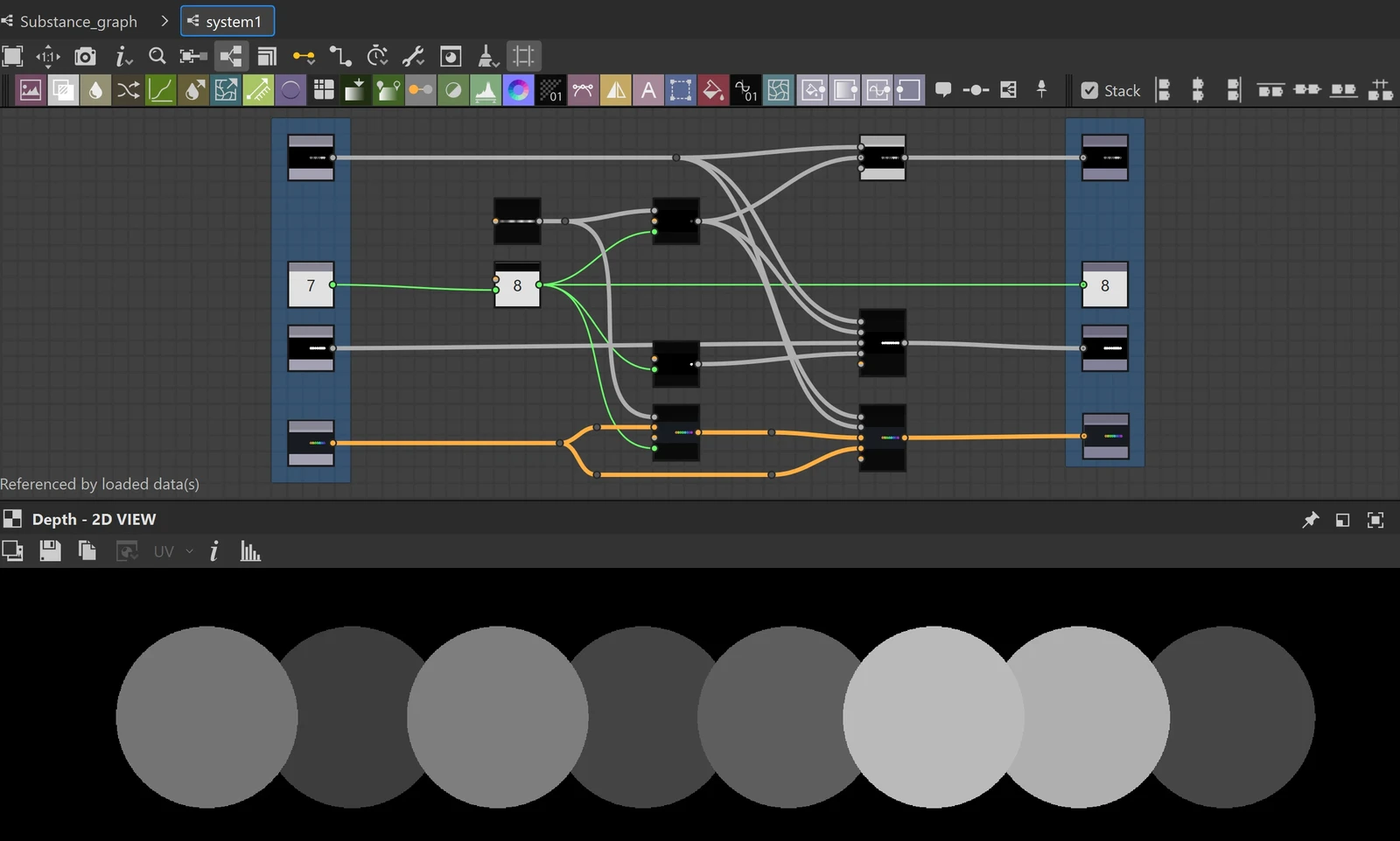 depth based rendering - data and attributes