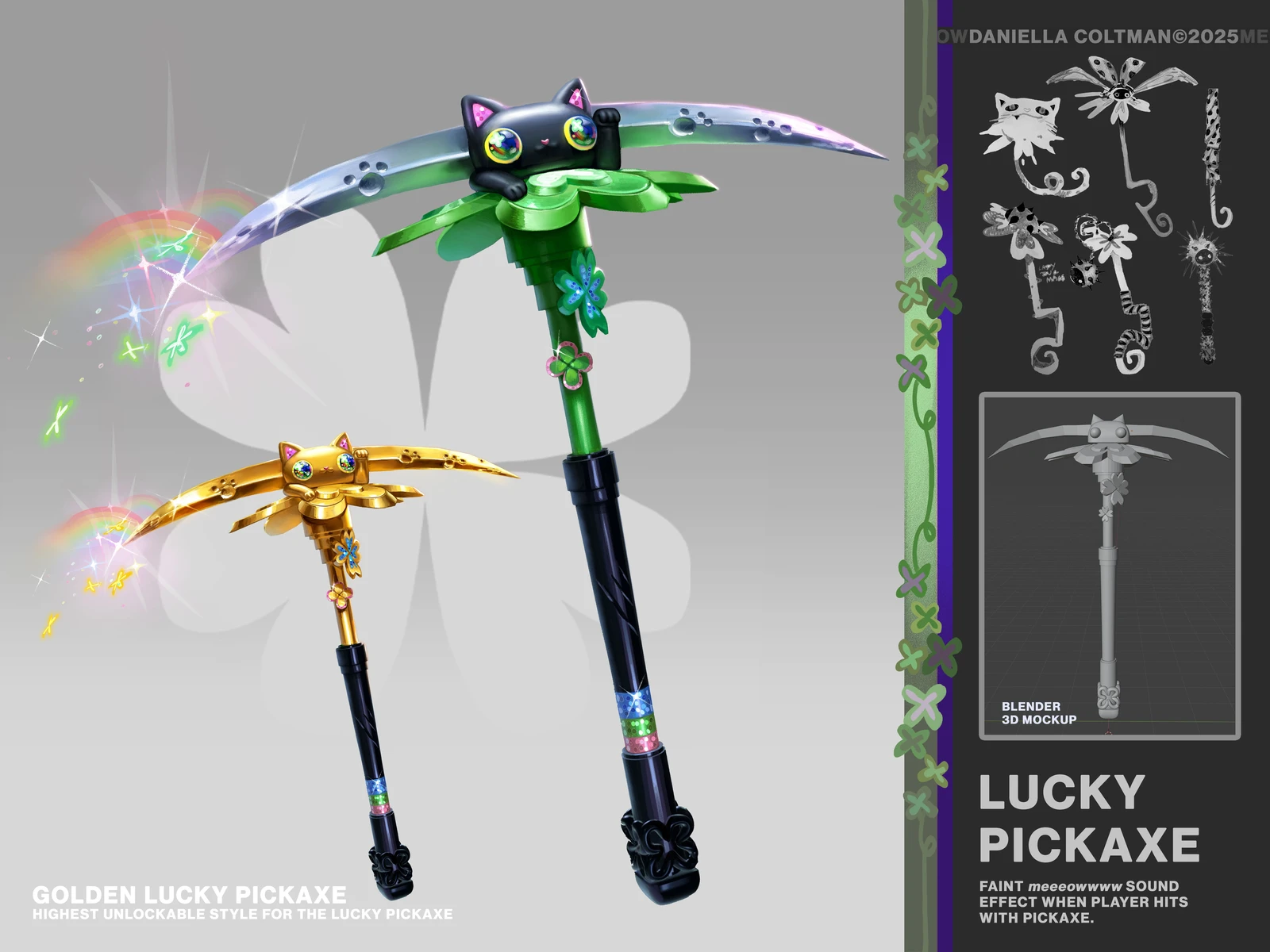 Lucky Cat Pickaxe (Fortnite Unofficial)