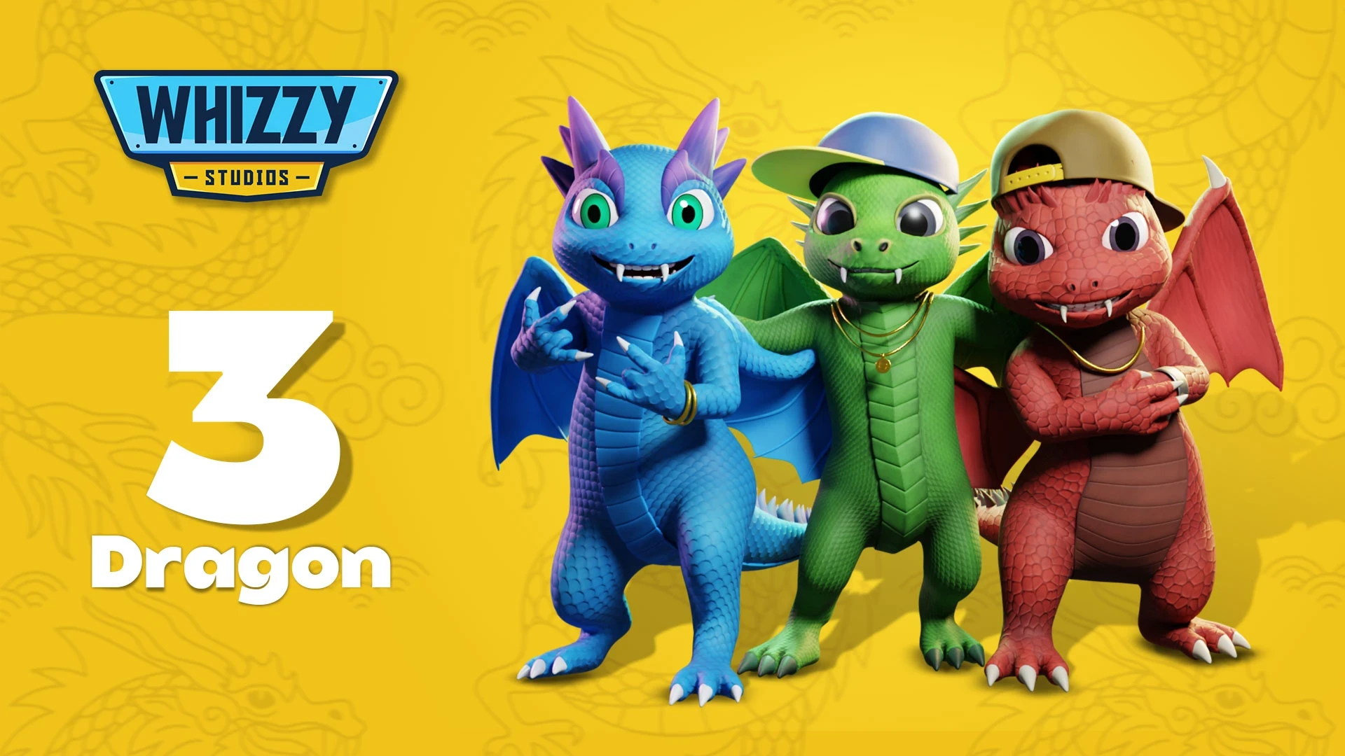 ArtStation - 3 Baby Dragon | 3D Character Design Collection