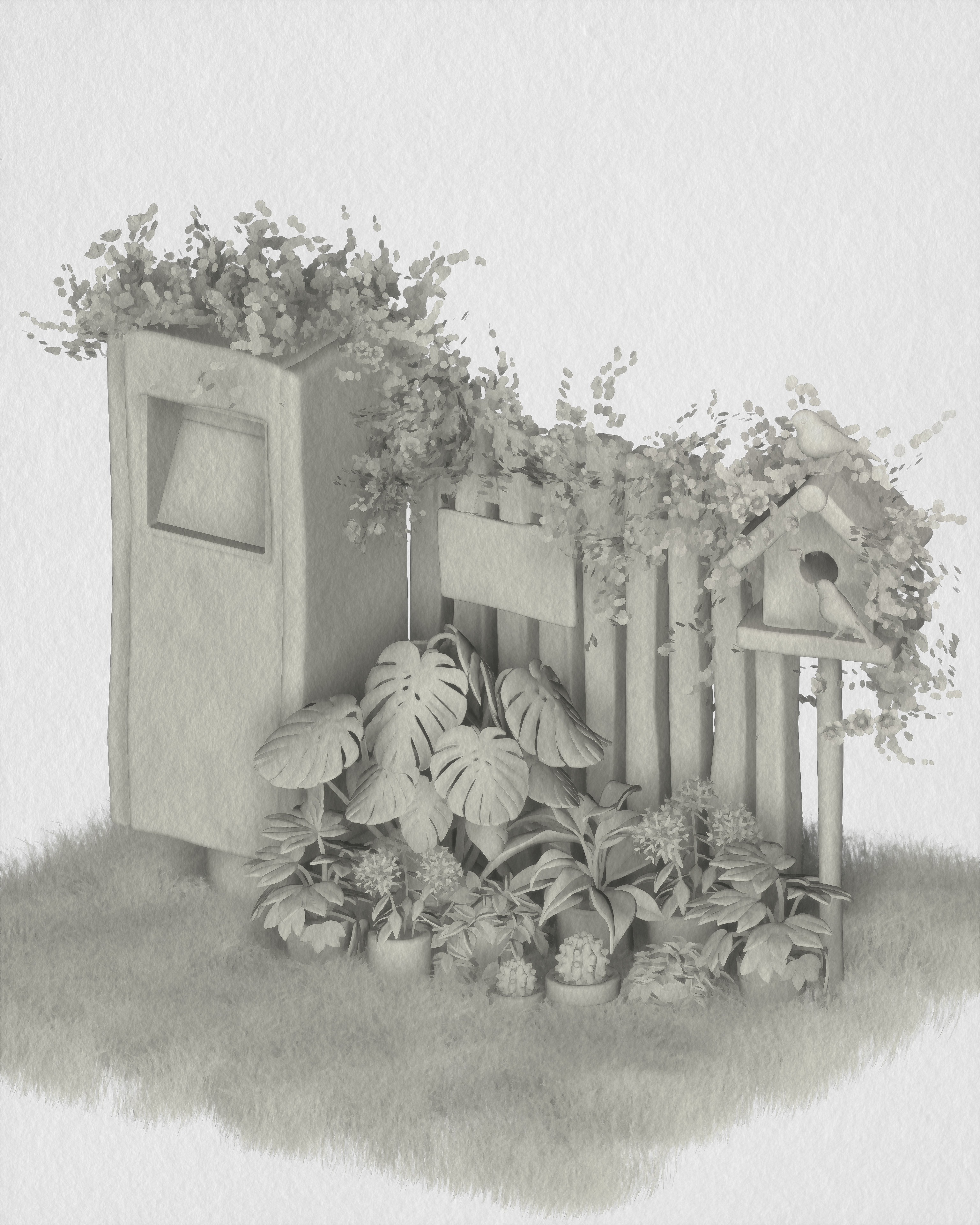 Clay Render