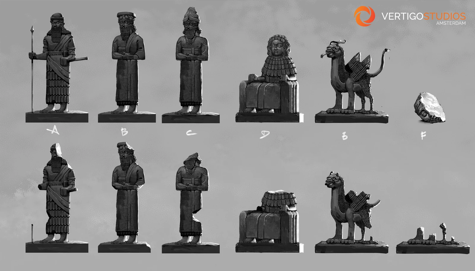 Generic statue designs