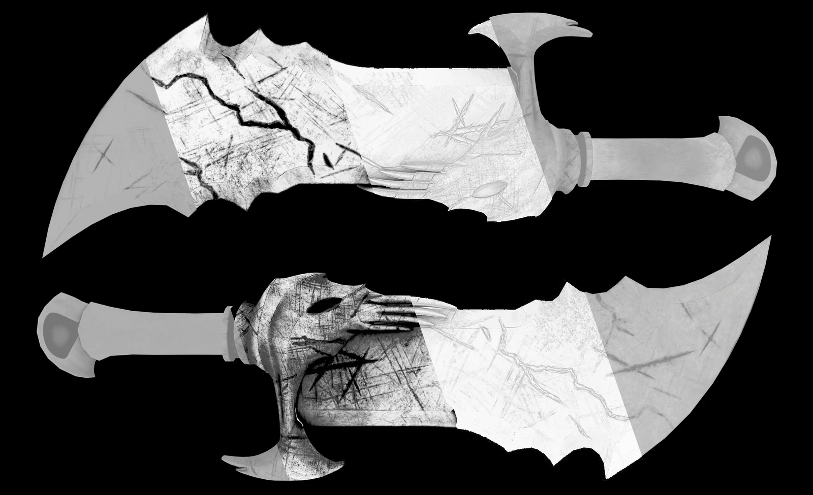 Roughness//Metallness//Ambient_O//Displacment