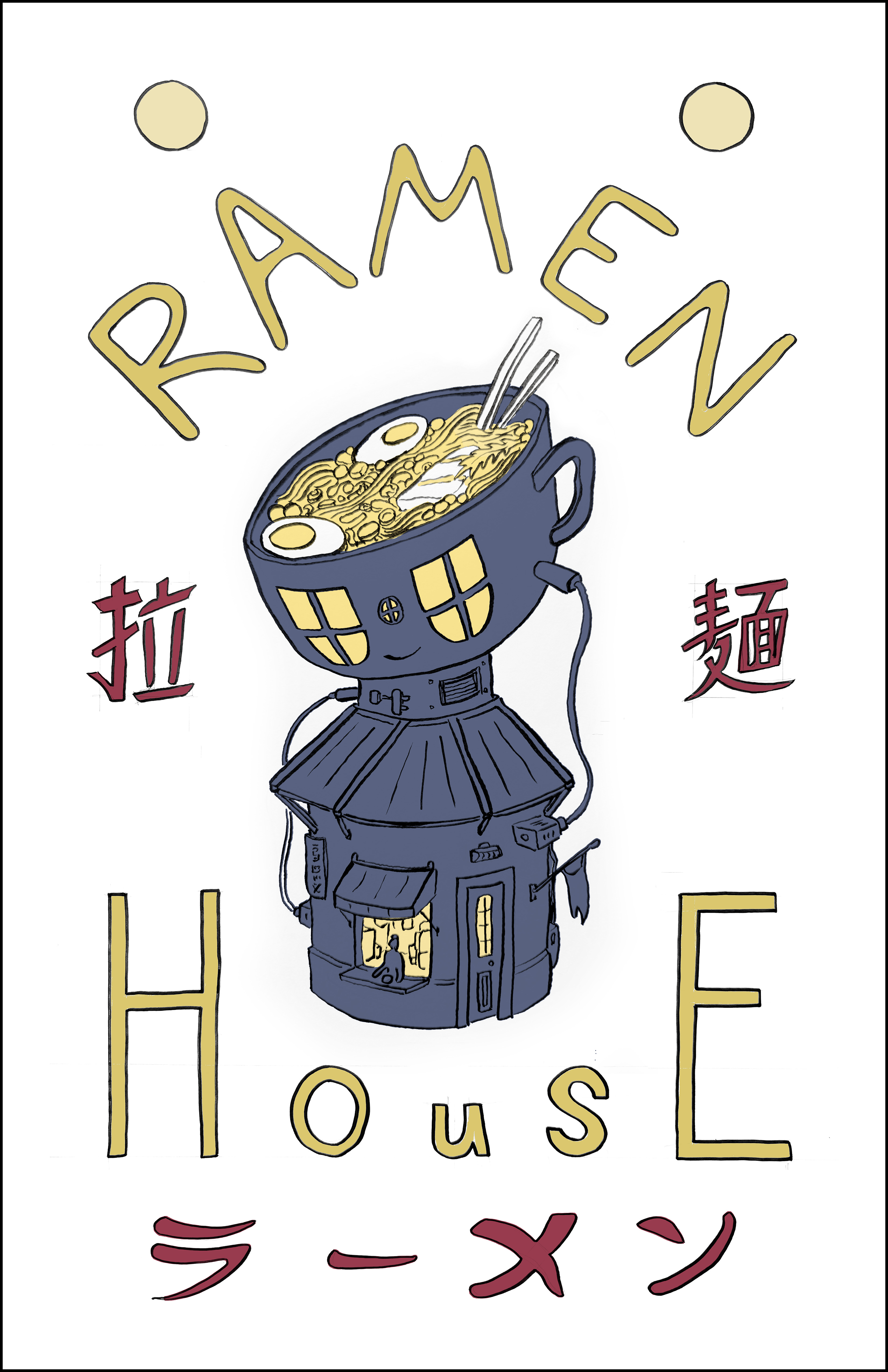 Digital art to plan out a 11" x 17" risoprint