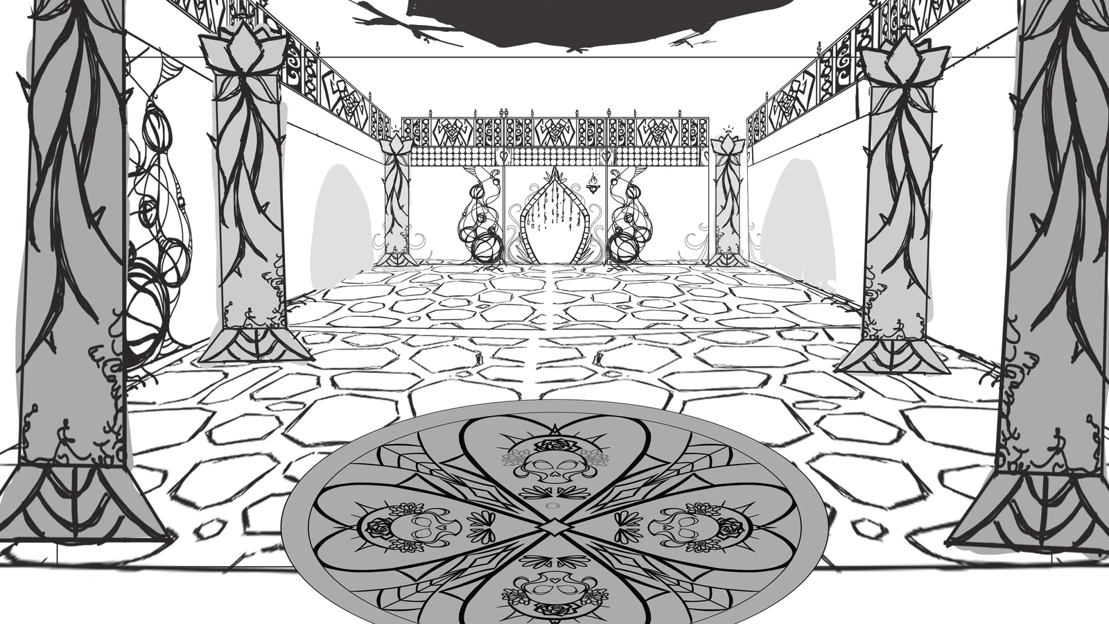 Concept sketch in an environment