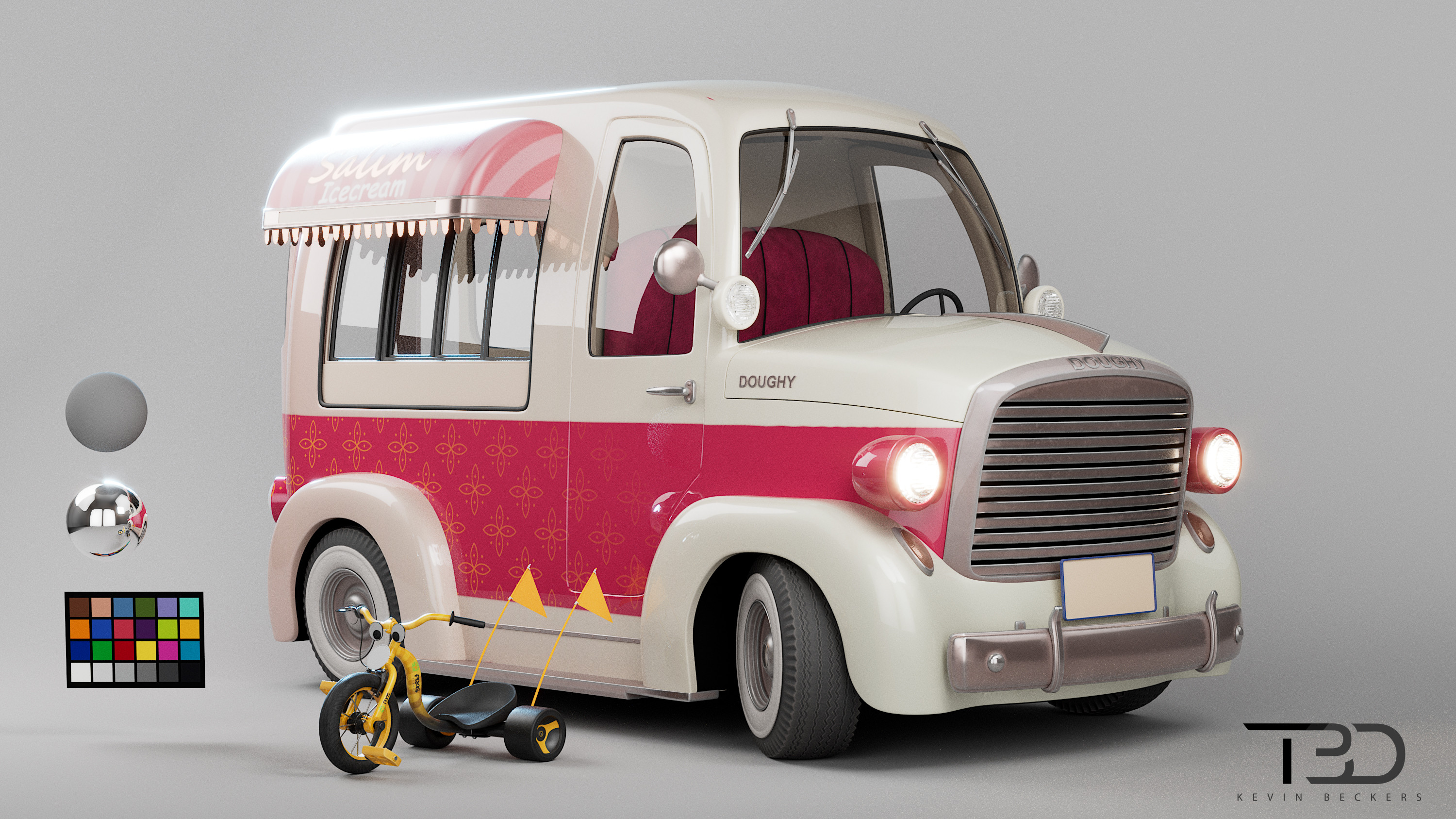 Doughy and trike Truck