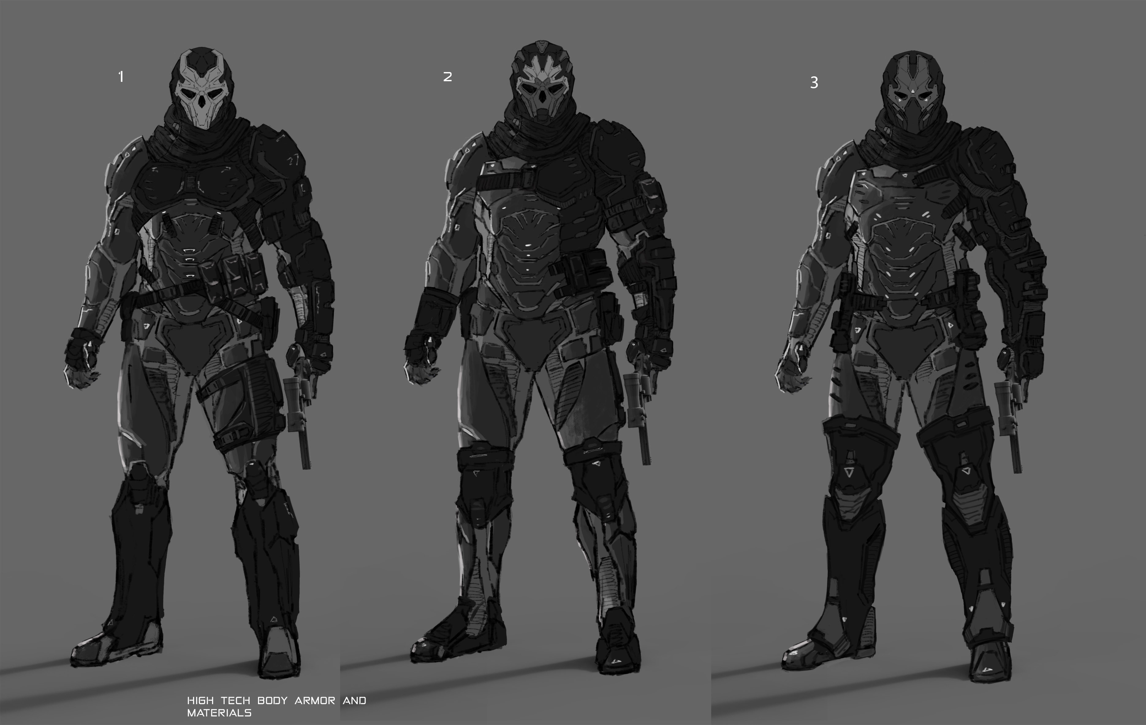 Sketch exploration after the art direction/ theme was decided. 