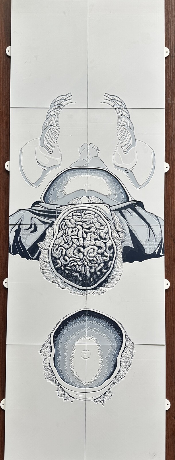 Tactile Print: Hollow man