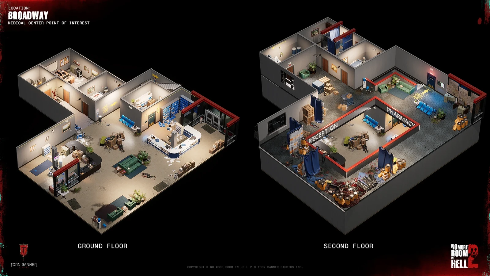 Owned end-to-end, including initial layout design based on level design footprint, and full environment art from concept to final.