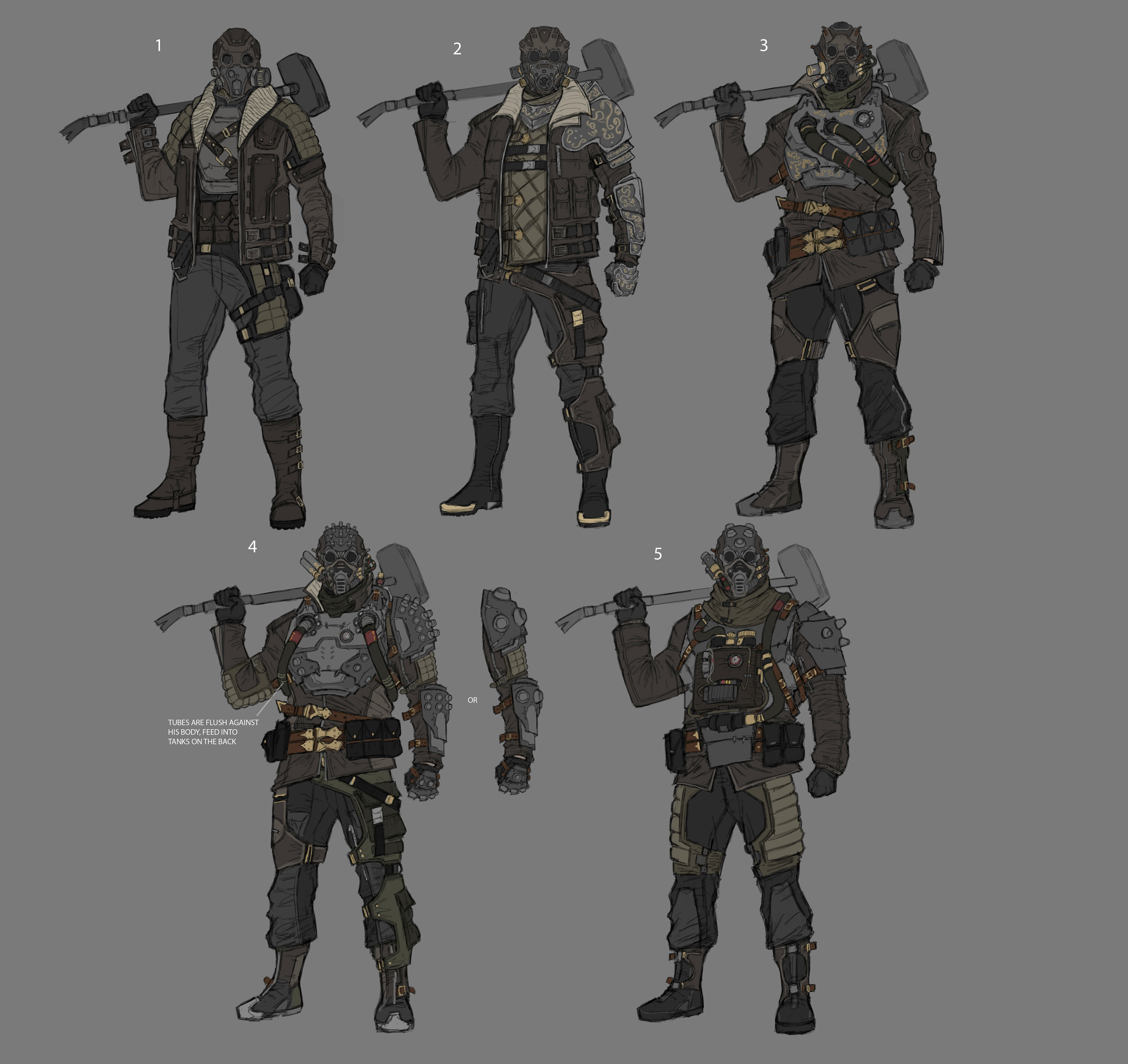 Initial sketch exploration.