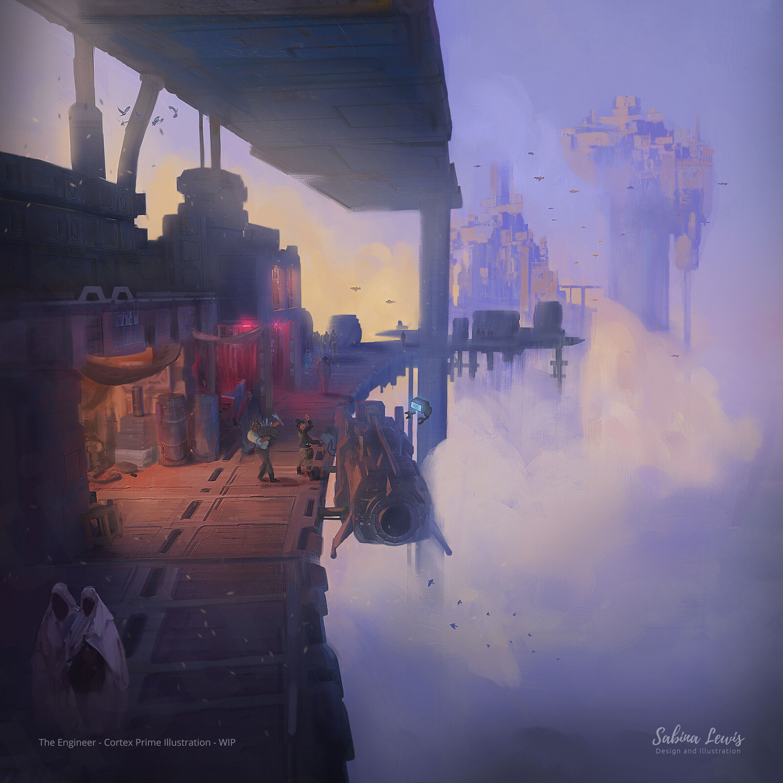 Cortex Prime Book illustration - The engineer 