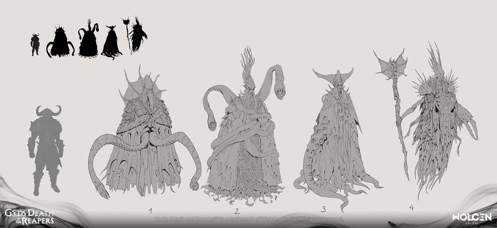 Sea priest Sketches.