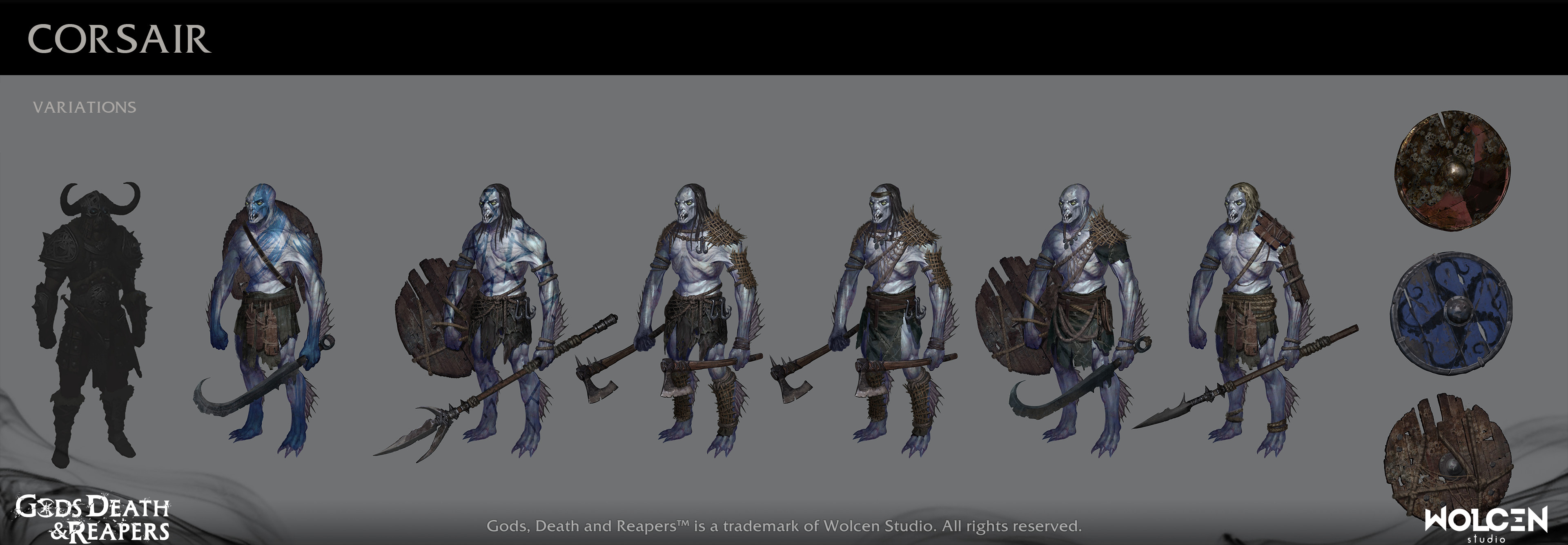 Corsair final + variations.