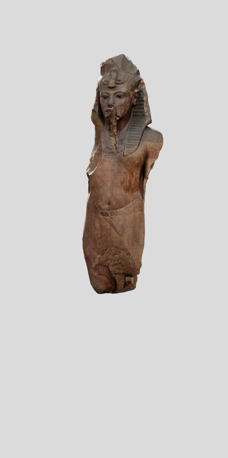 Tutankhamun Statue Photogrammetry Scan Optimized for Spark AR 