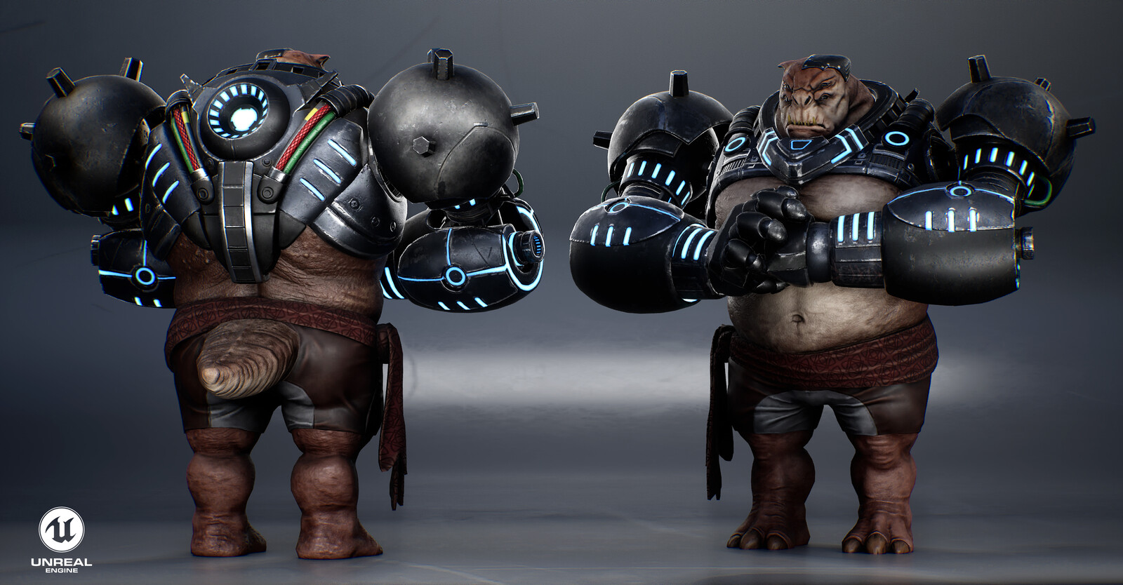 Beyond Human challenge -Big Joe - Realtime character