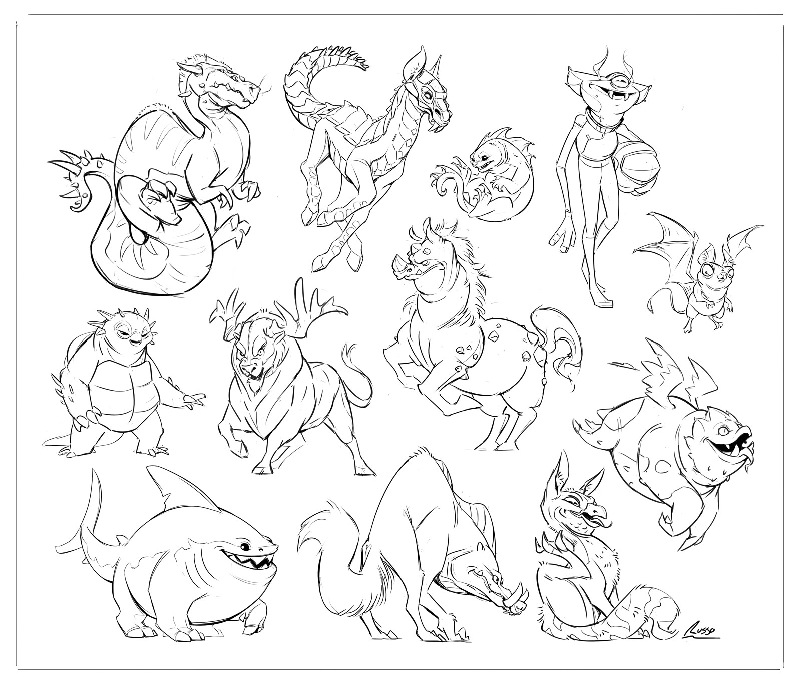 Critter Sketches