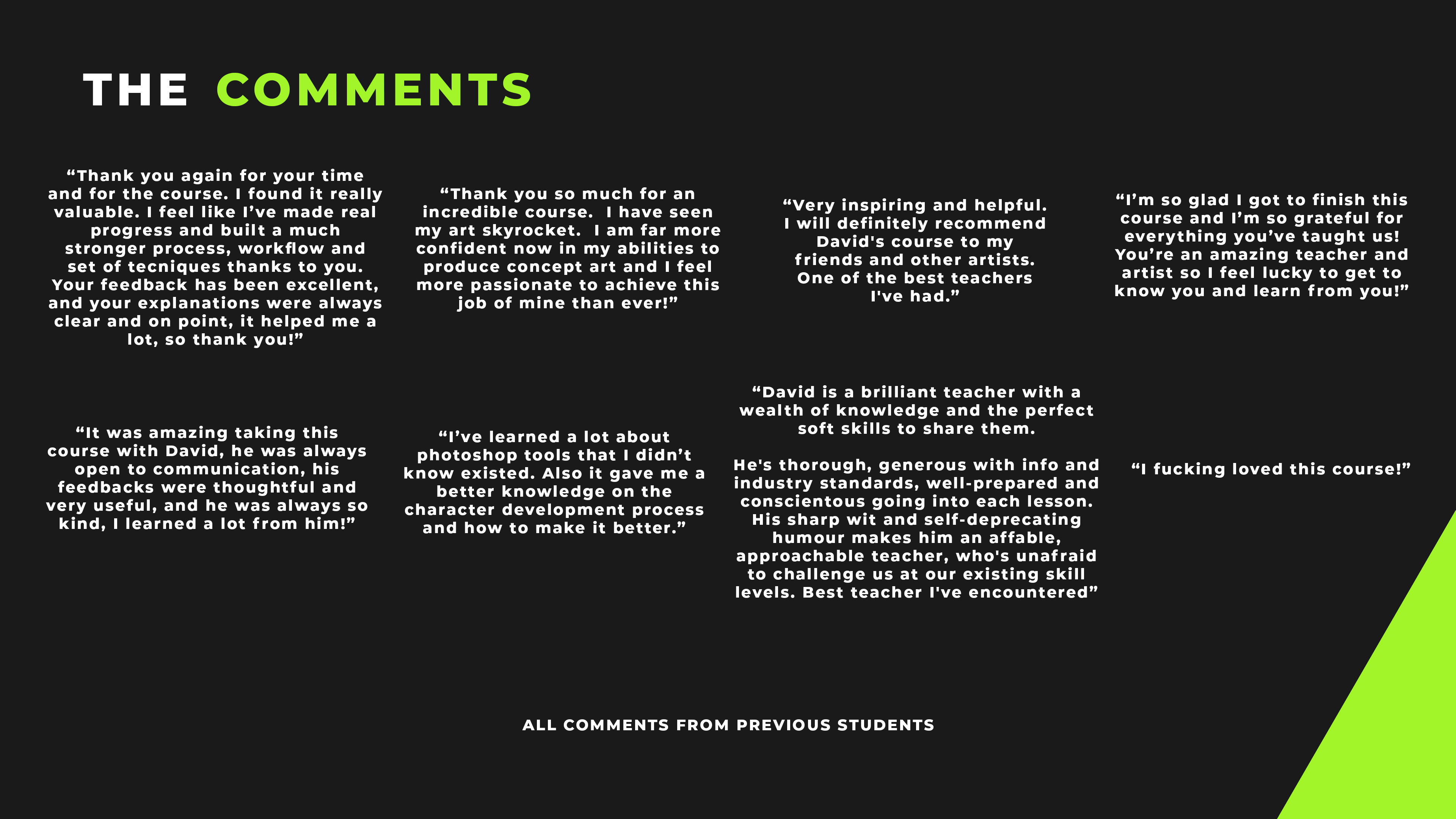 Further details available here: https://www.artstation.com/blogs/davepaget/OVymX/character-concept-art-for-film-and-games-now-available