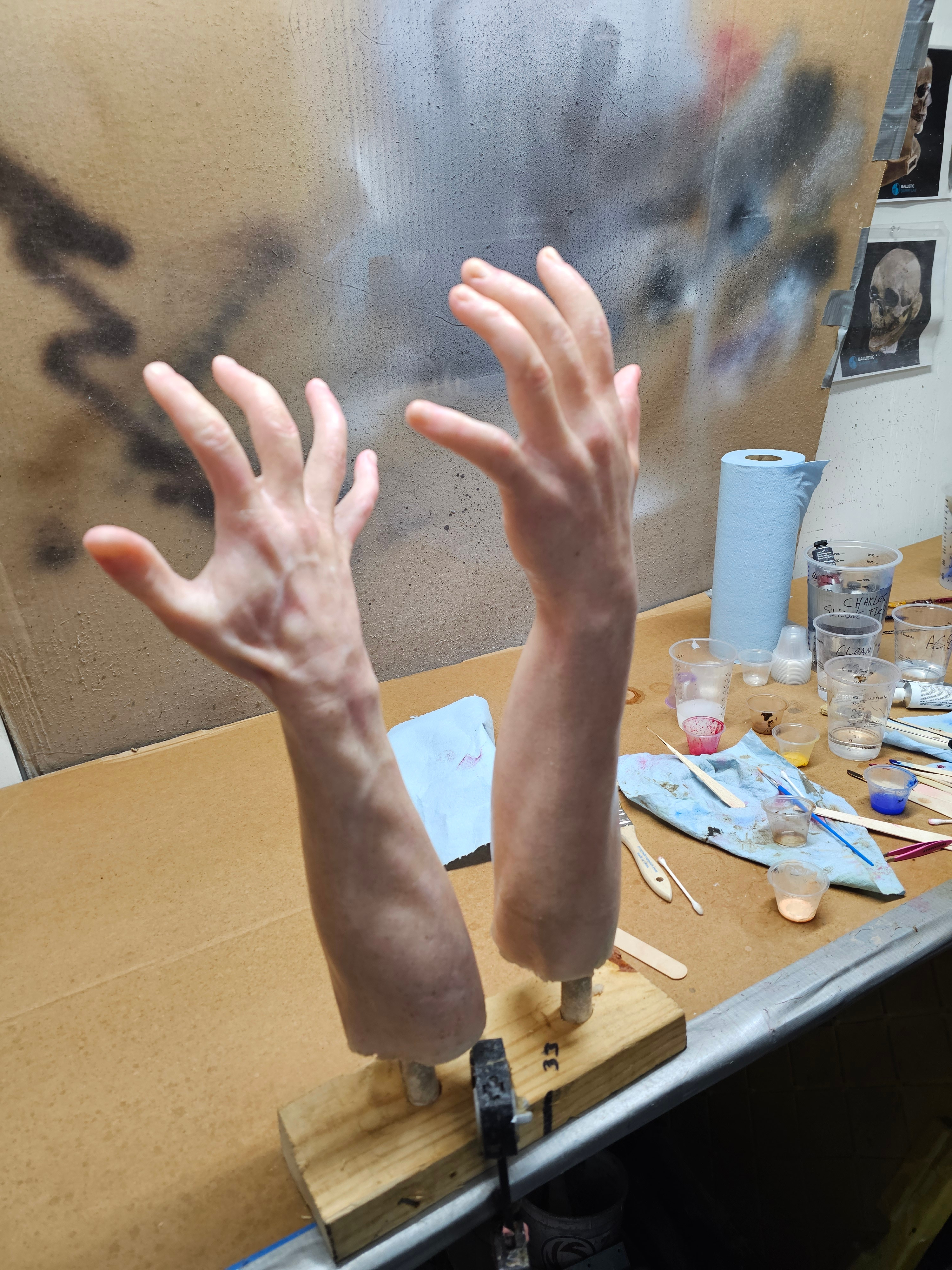 Silicone arms