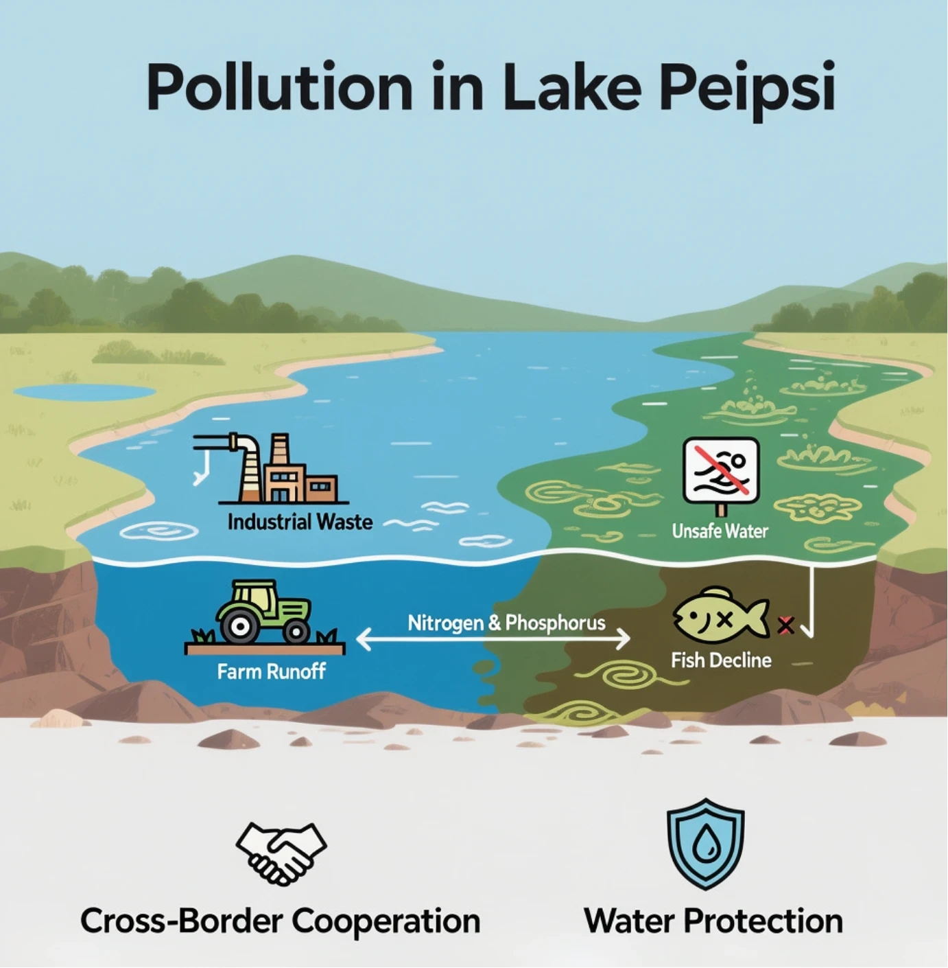 Lake Peipsi Pollution – a Creative Reflection