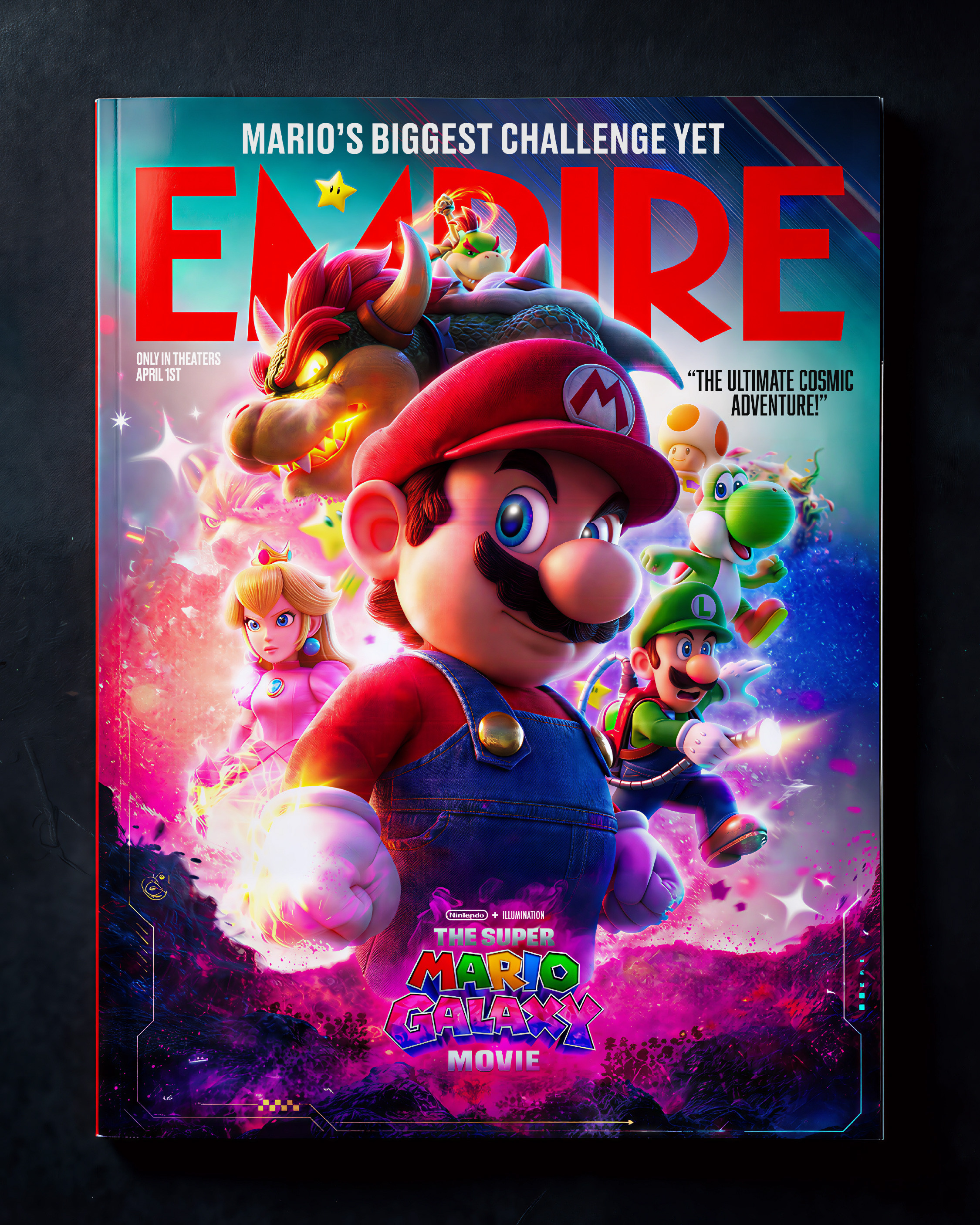 The key art as an Empire Magazine cover. Glossy, editorial, exactly where this belongs