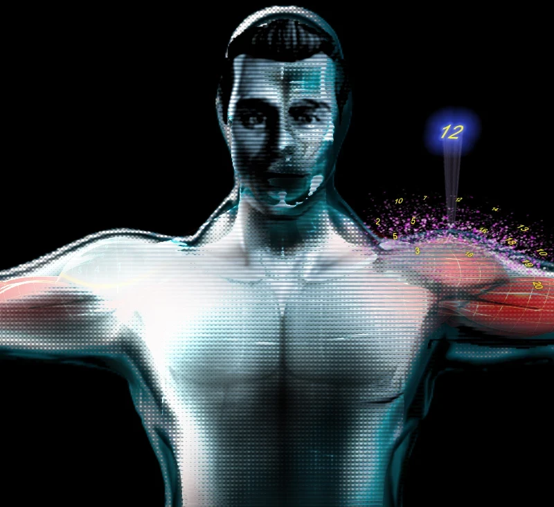 Designed the human avatar model and the UI
