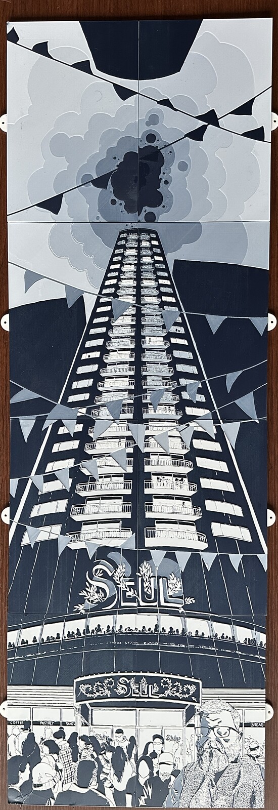 Tactile print: Alone