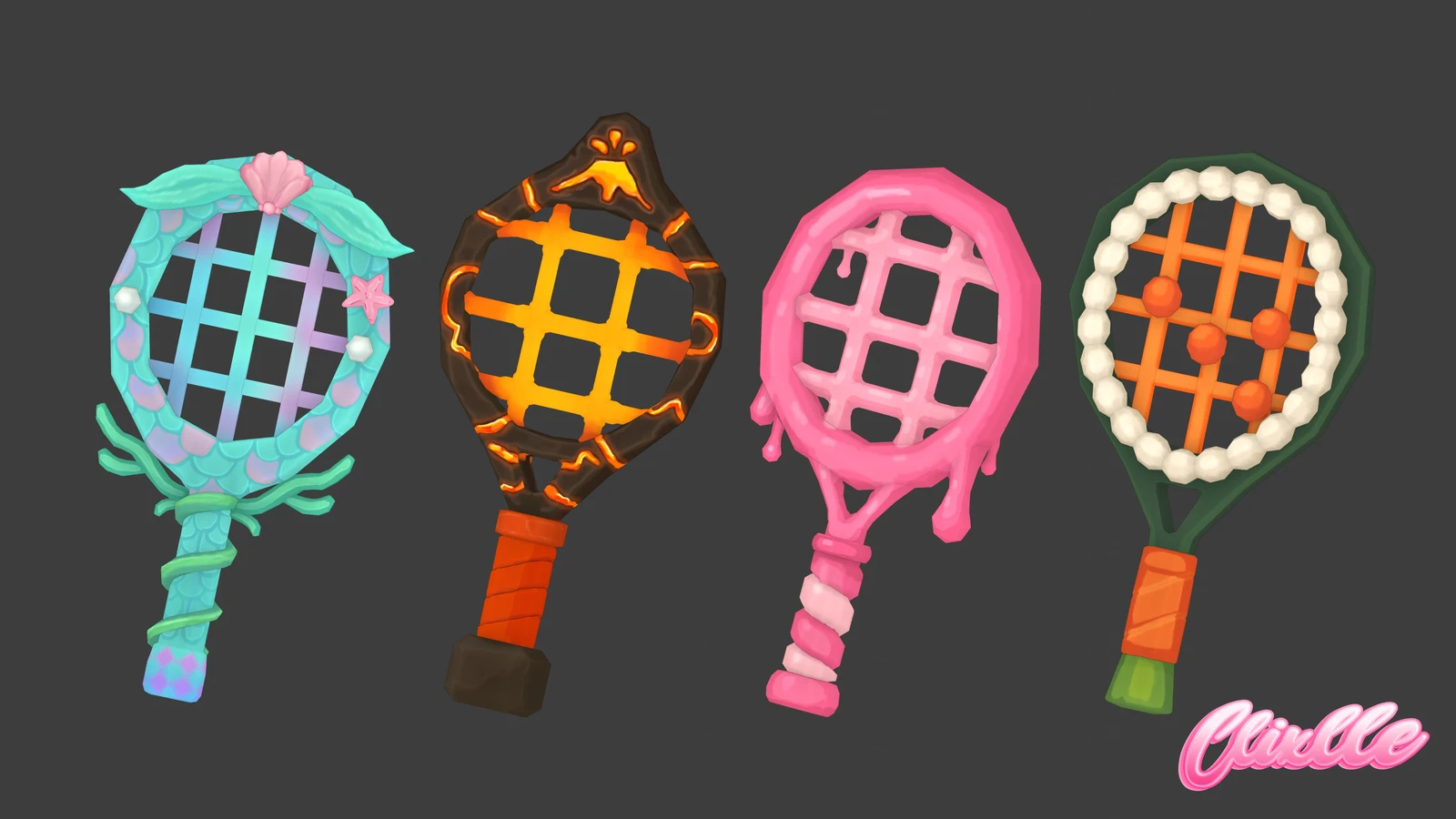 Rackets Render