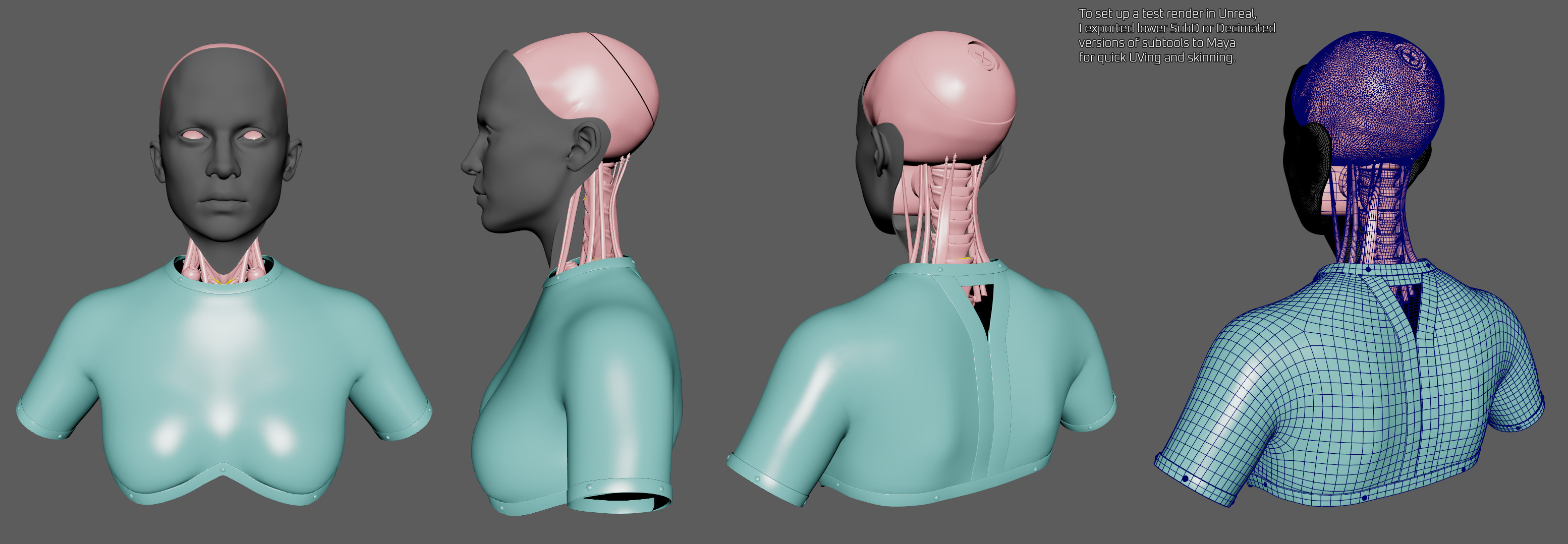 Decimated / Low SubD Meshes in Maya